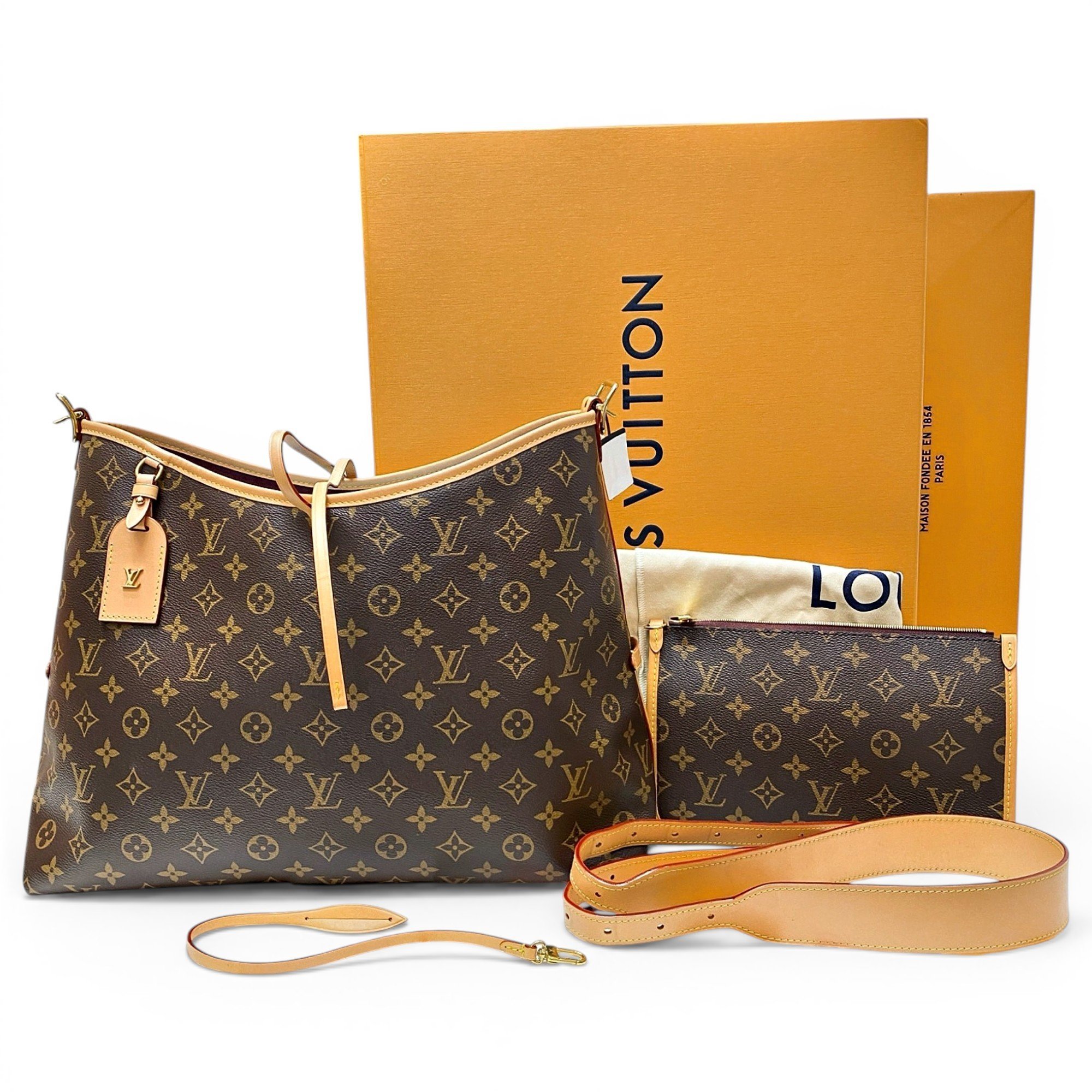 Carry All leather crossbody bag