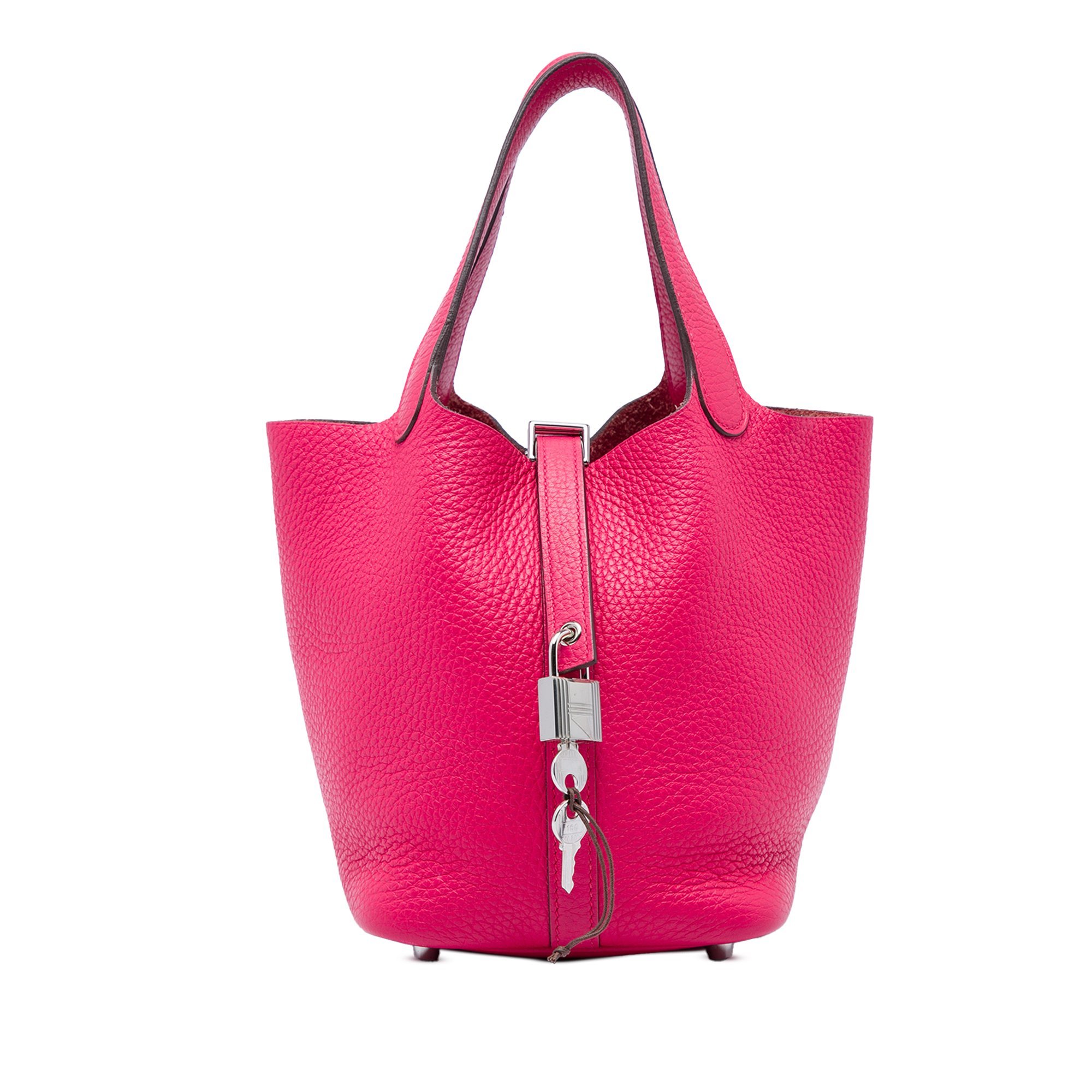 Picotin leather handbag