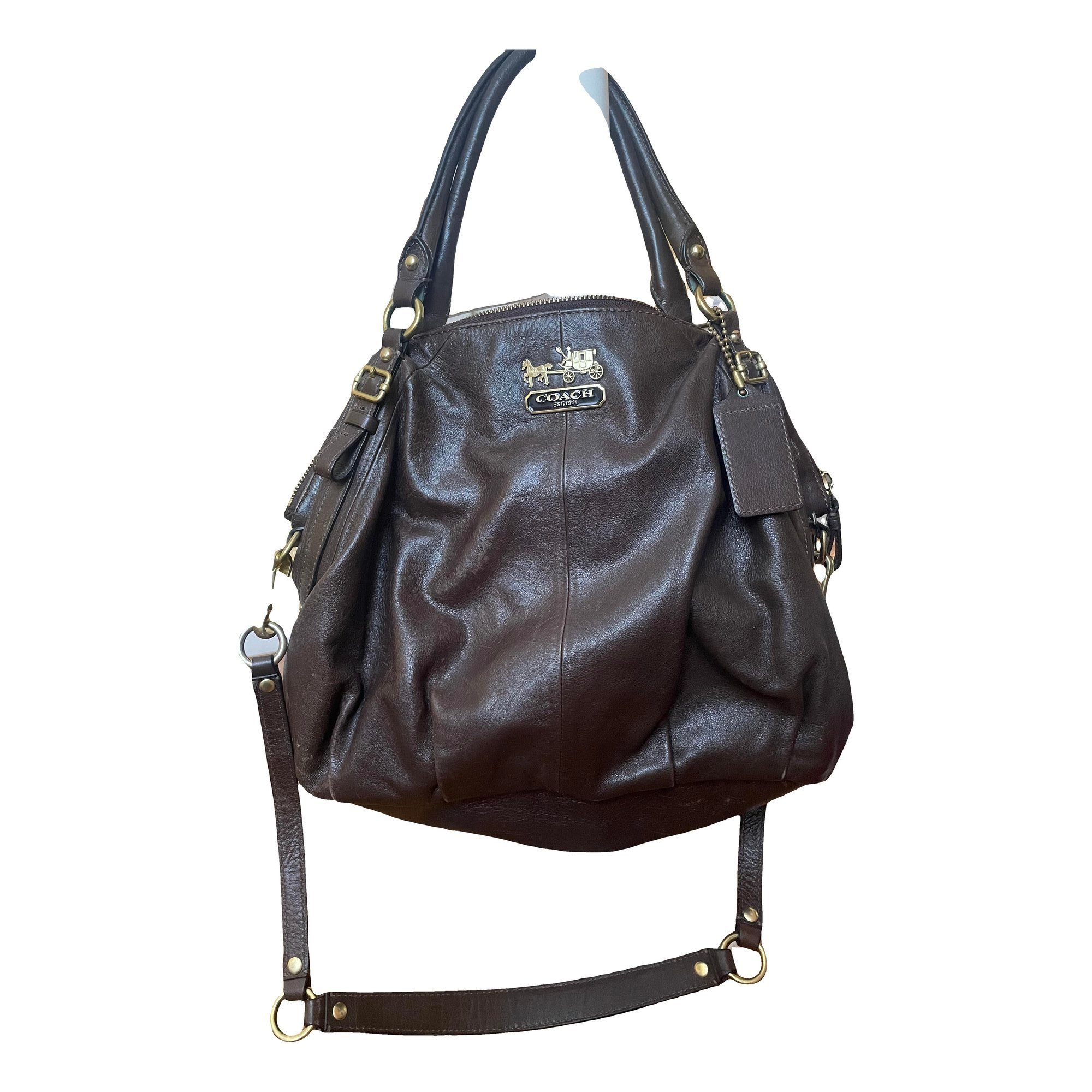 Madison leather handbag