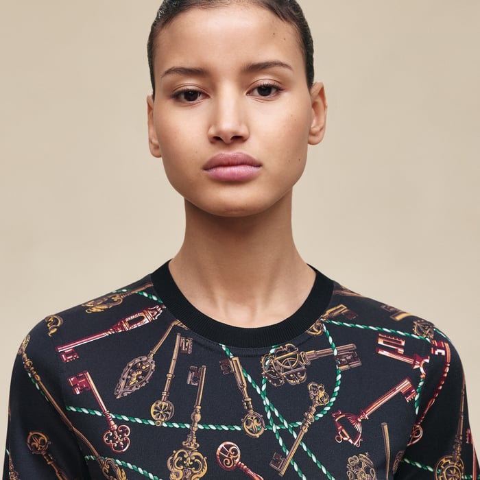 Noir "Les Cles" T-shirt