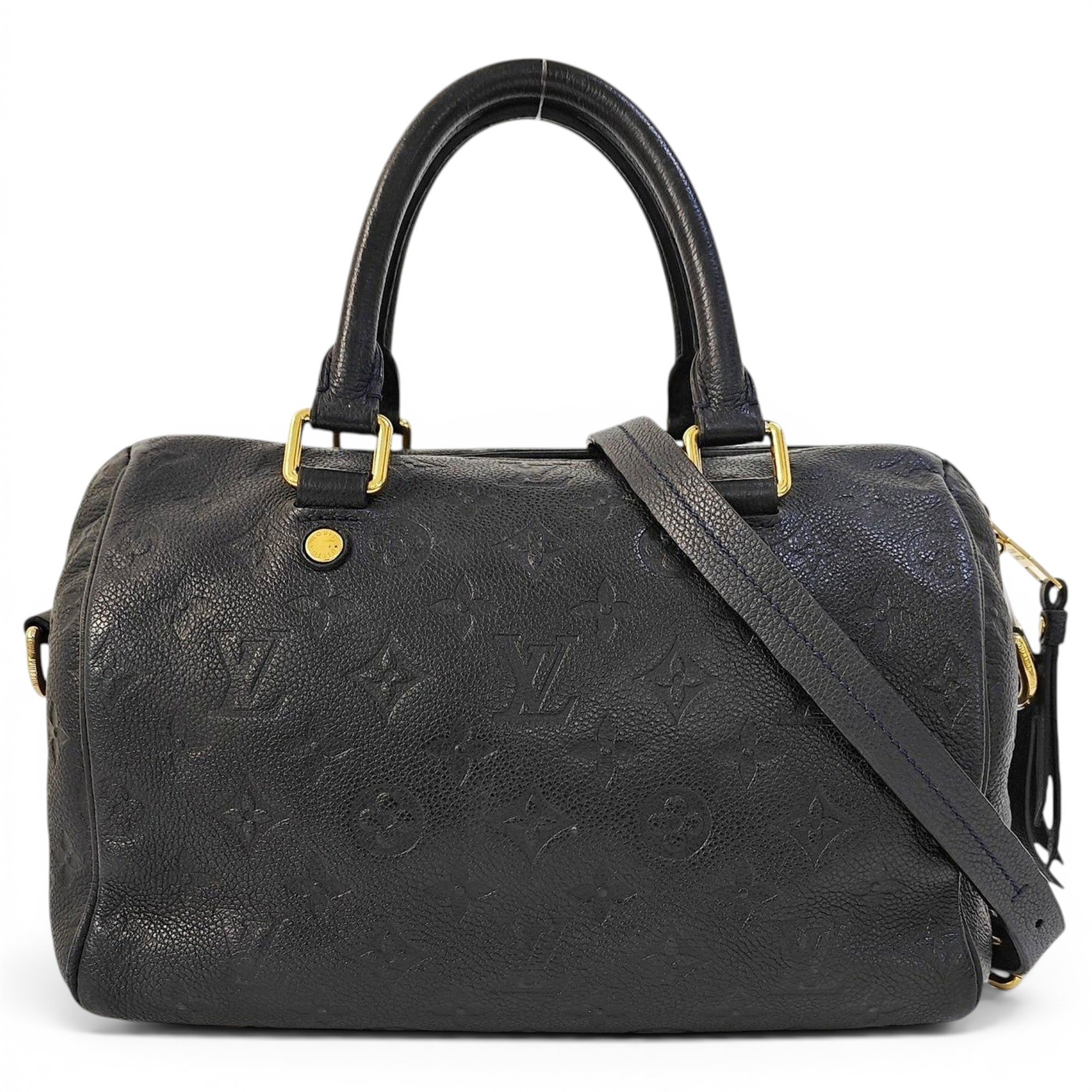 Nano Speedy / Mini HL leather handbag