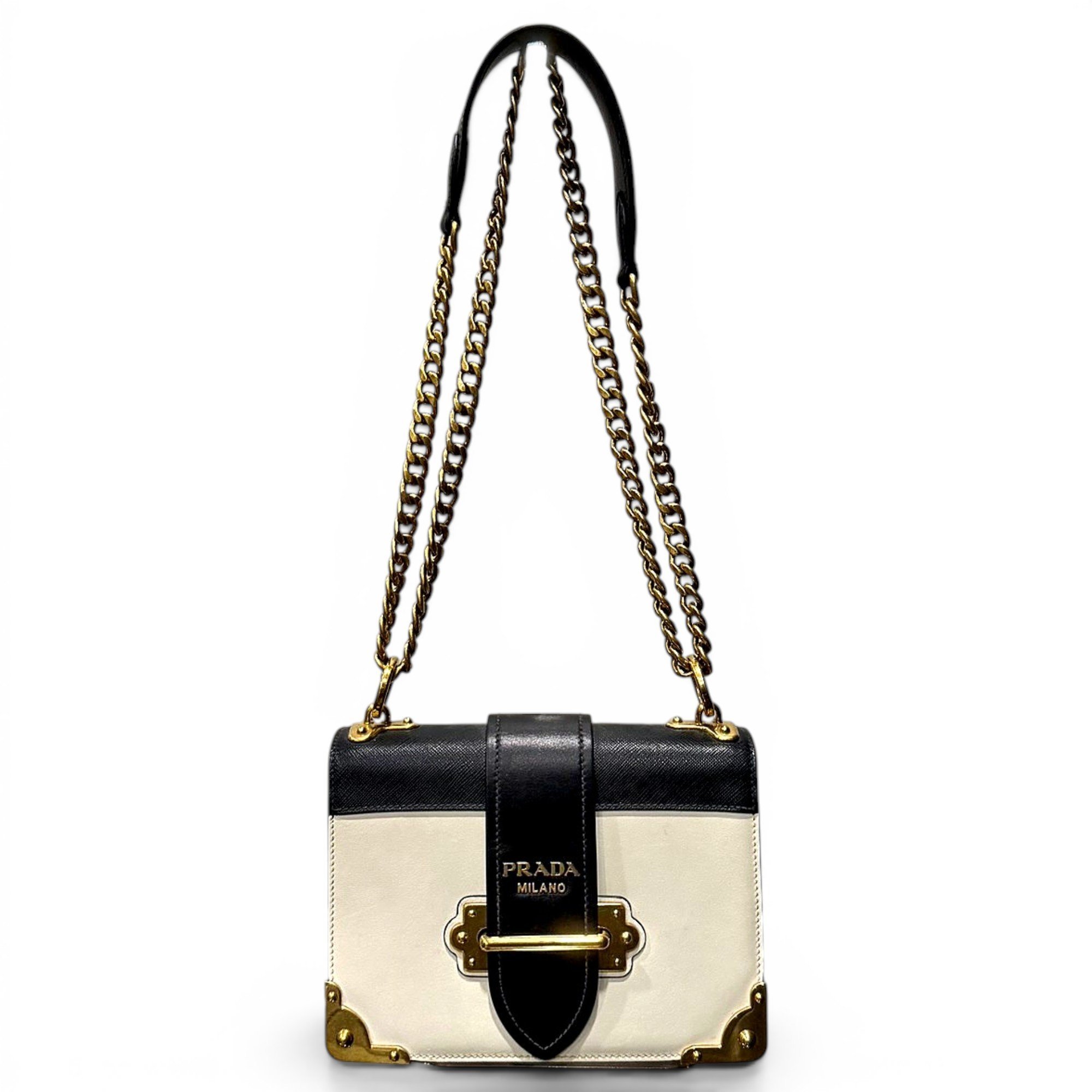 Cahier leather crossbody bag