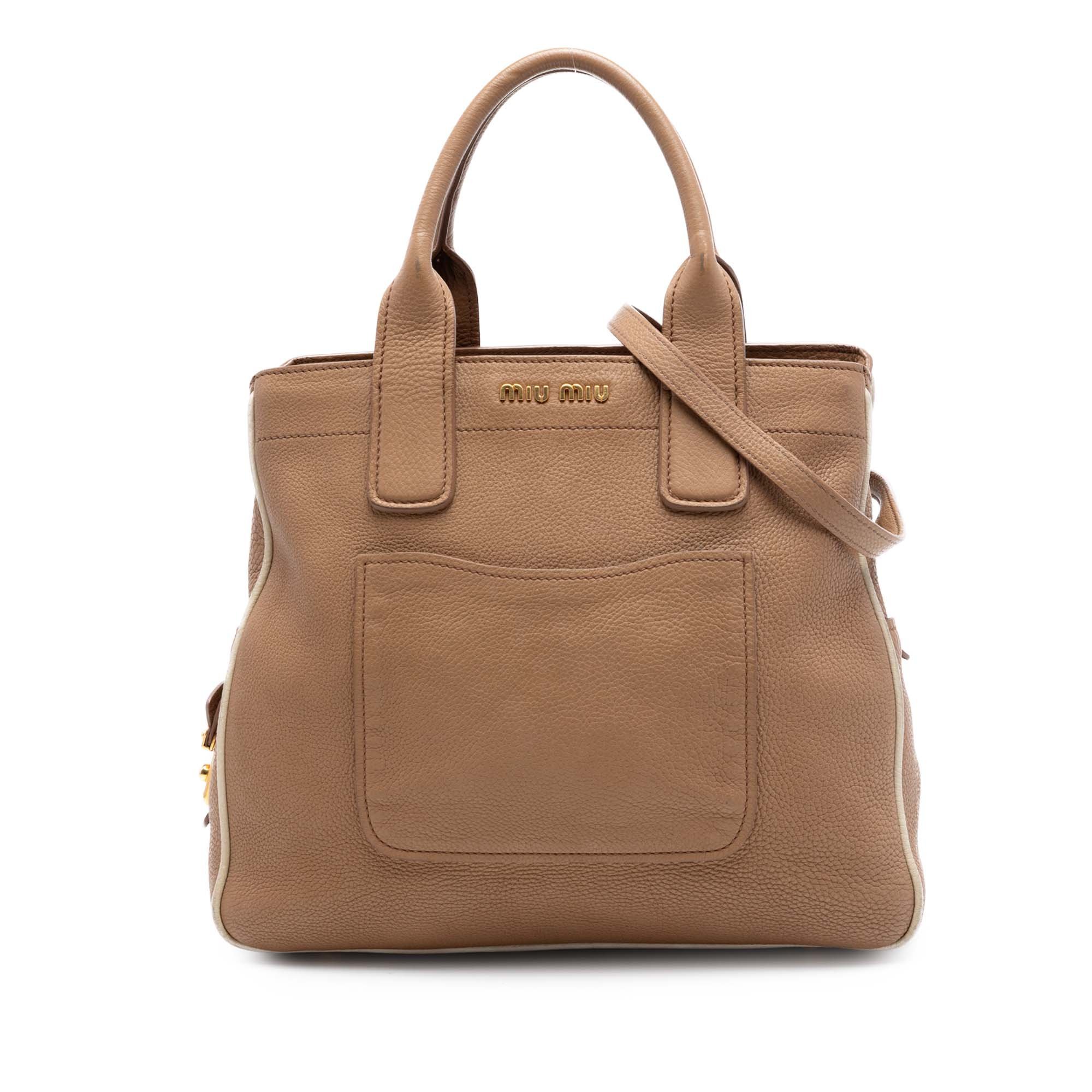 Vitello leather satchel