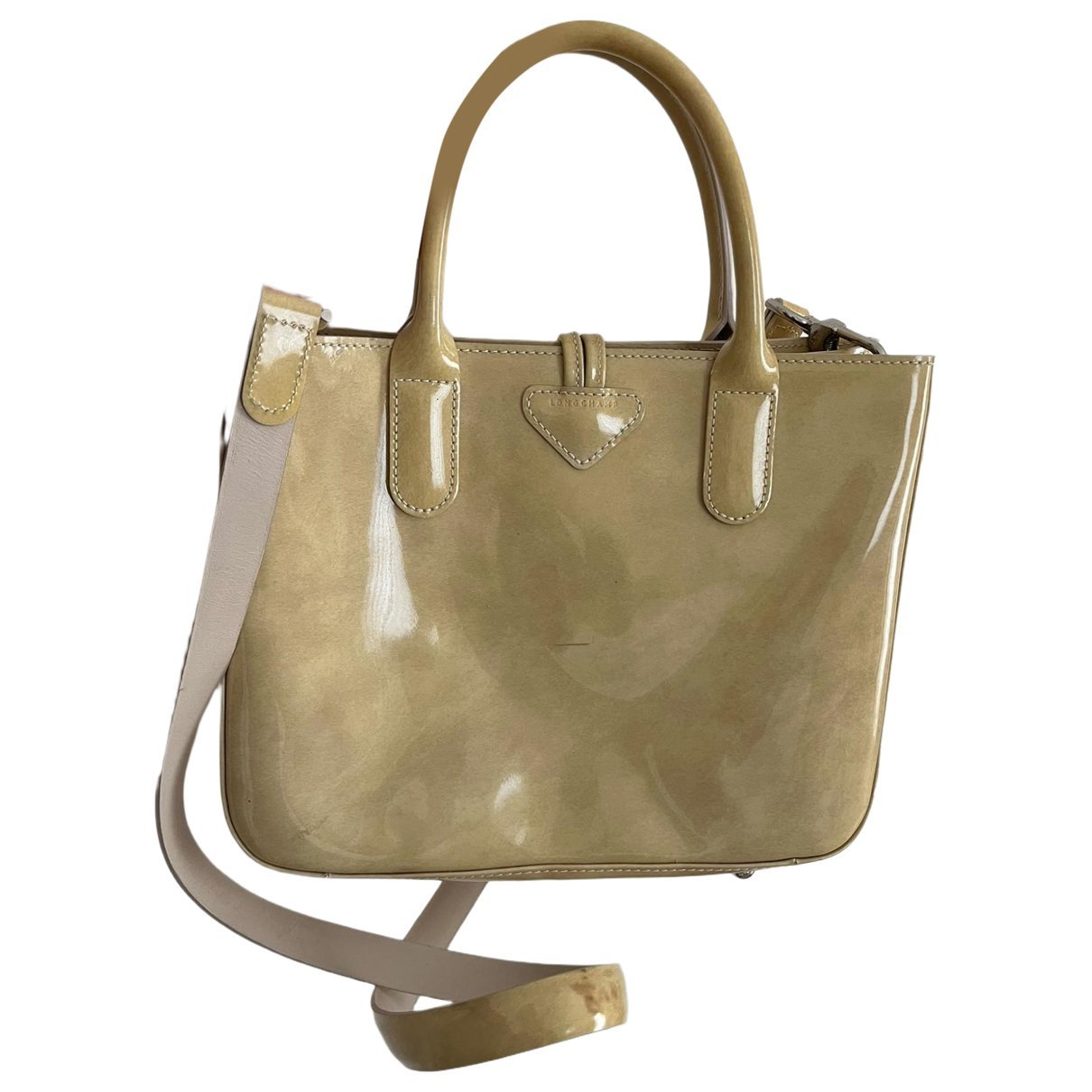 Roseau patent leather handbag