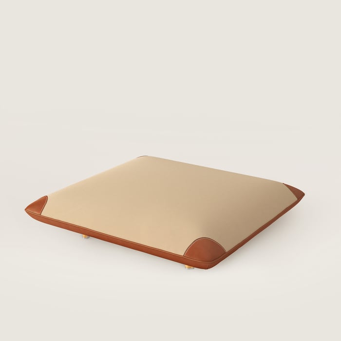 Les Necessaires d'Hermès "carre d'assise" low stool, low model