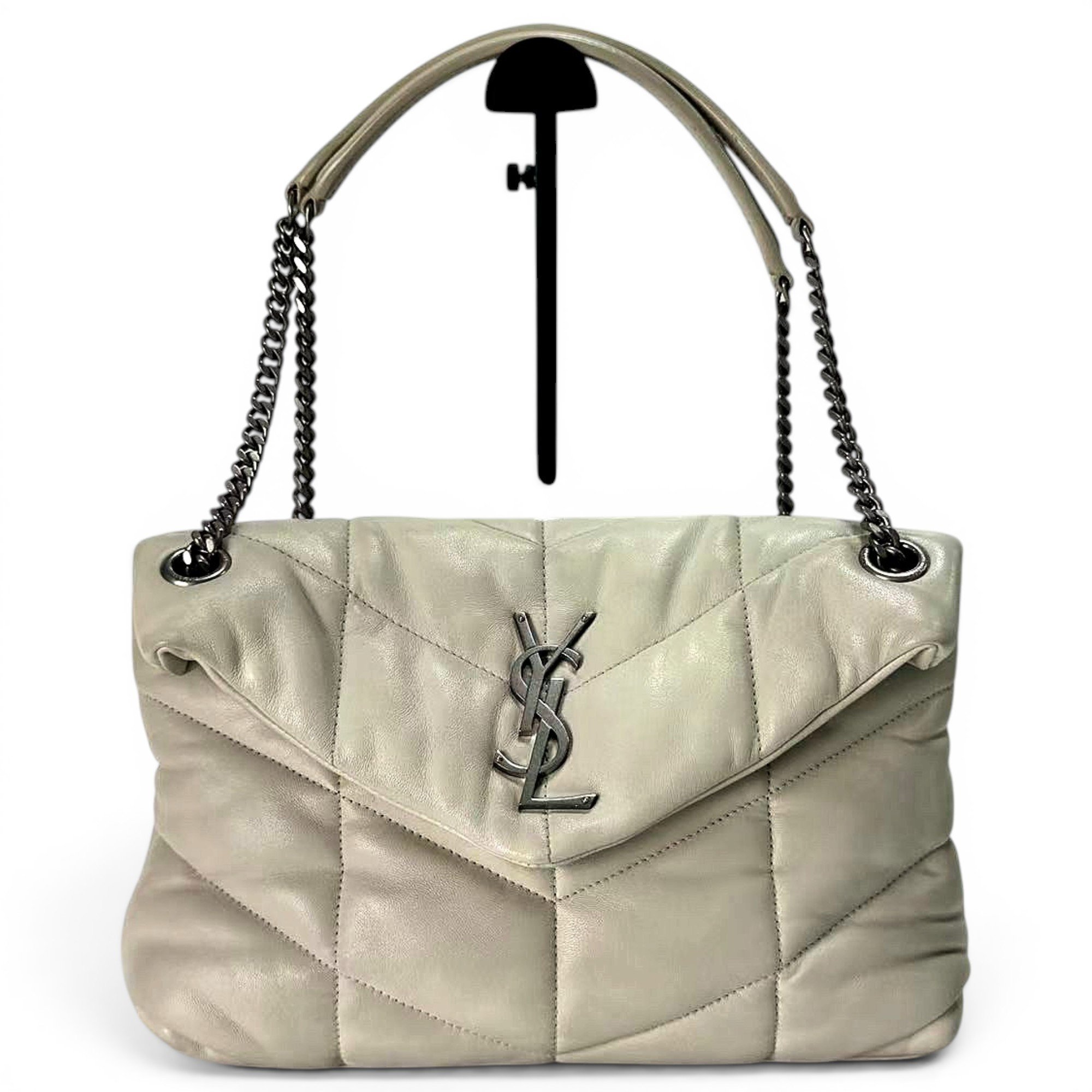Loulou Puffer leather crossbody bag