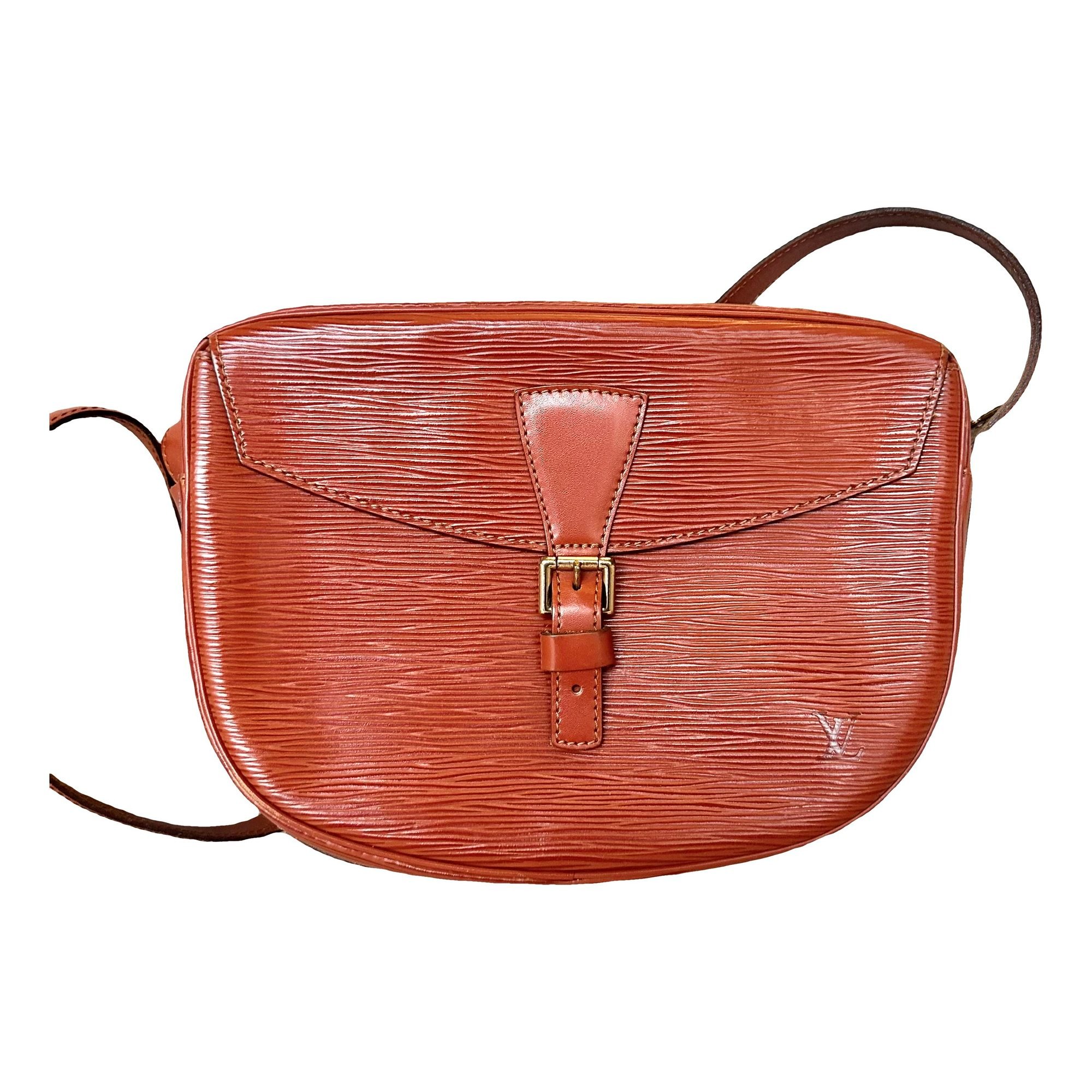 Jeune fille leather crossbody bag