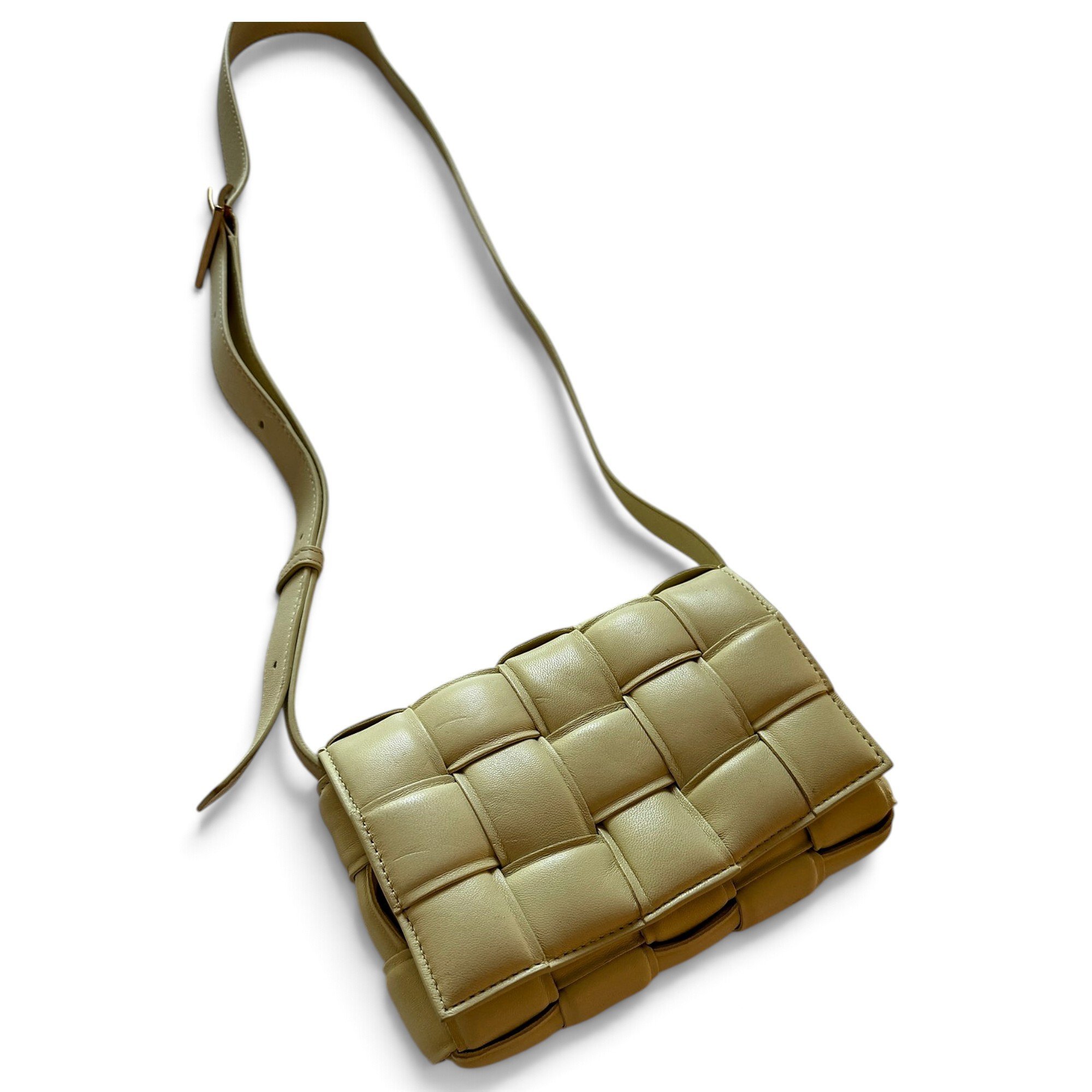 Cassette leather crossbody bag