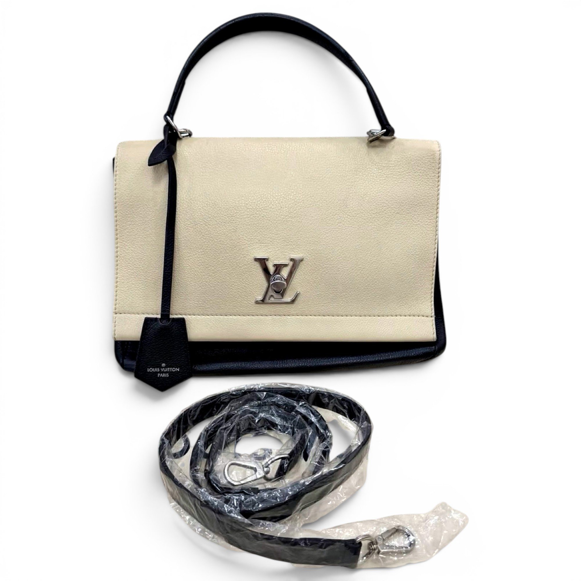 Lockme leather handbag