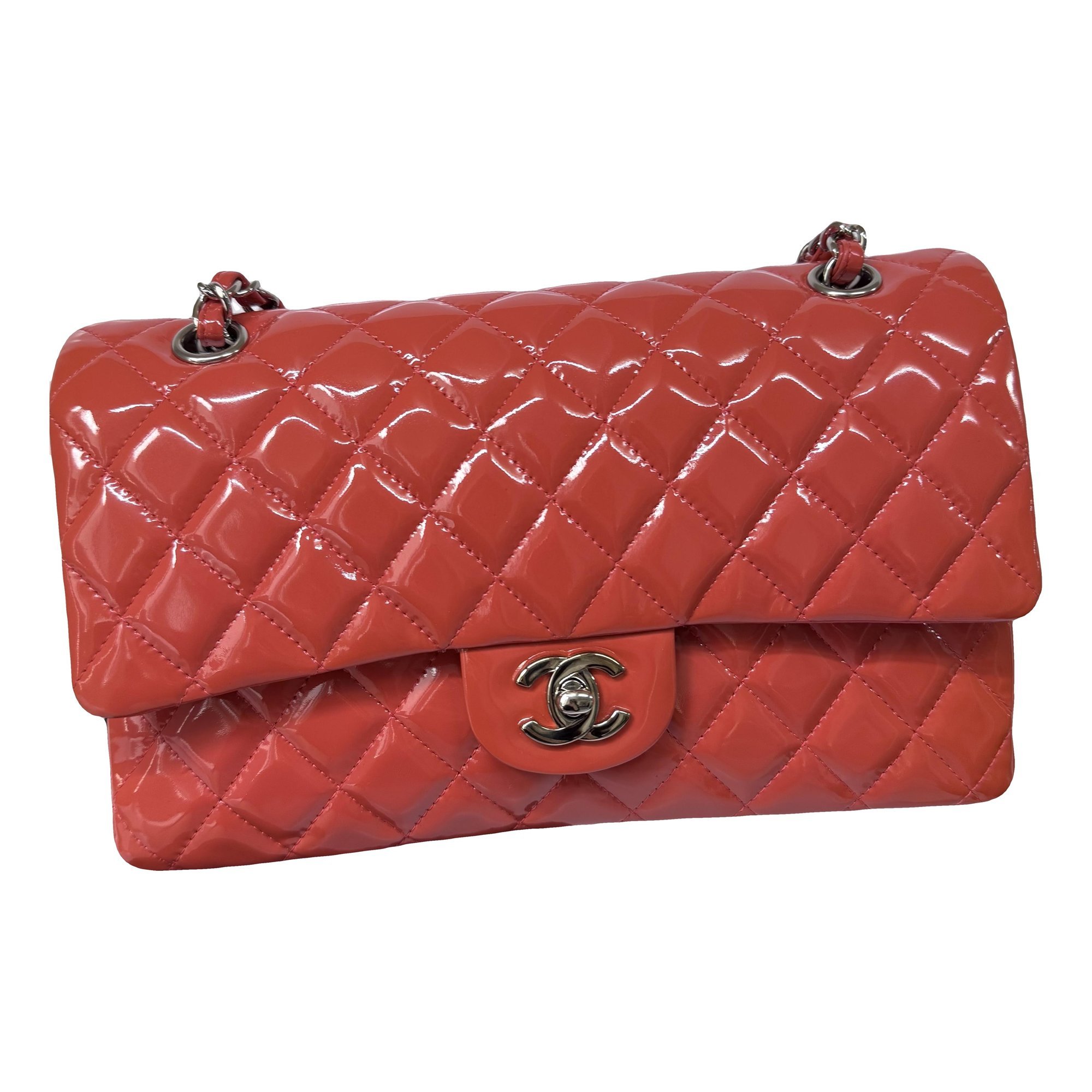 Timeless/Classique patent leather handbag