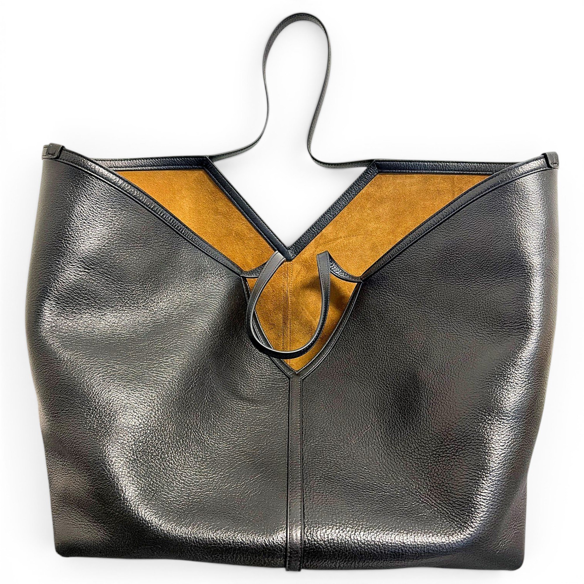 Y leather handbag