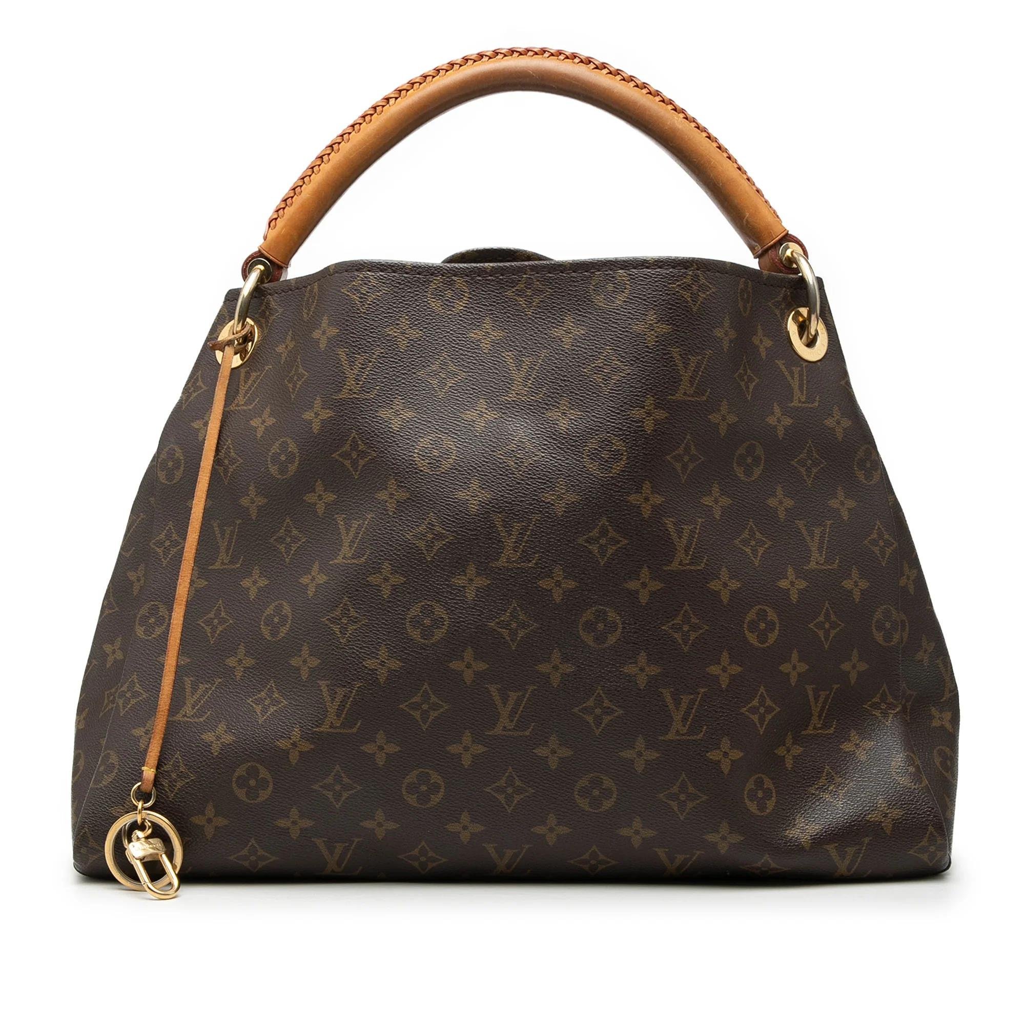Artsy leather handbag