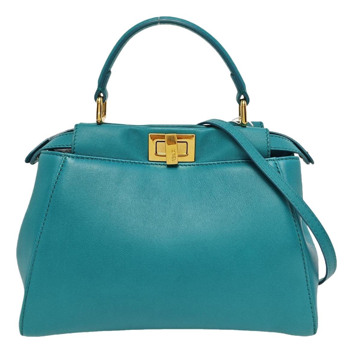 Peekaboo leather handbag