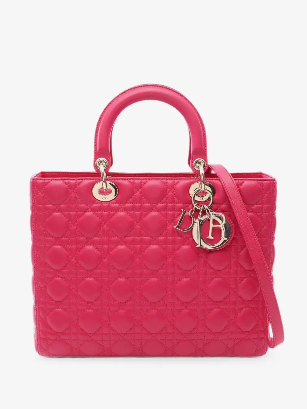 2010s Lady Dior Cannage tote bag