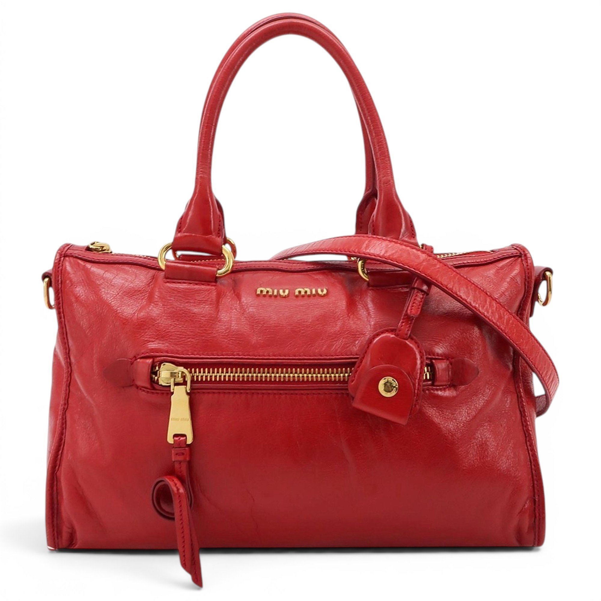 Leather handbag