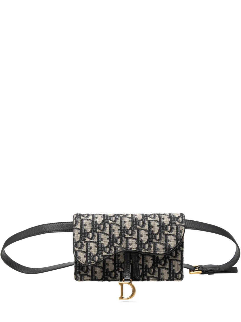 2020 Oblique Canvas Saddle belt bag