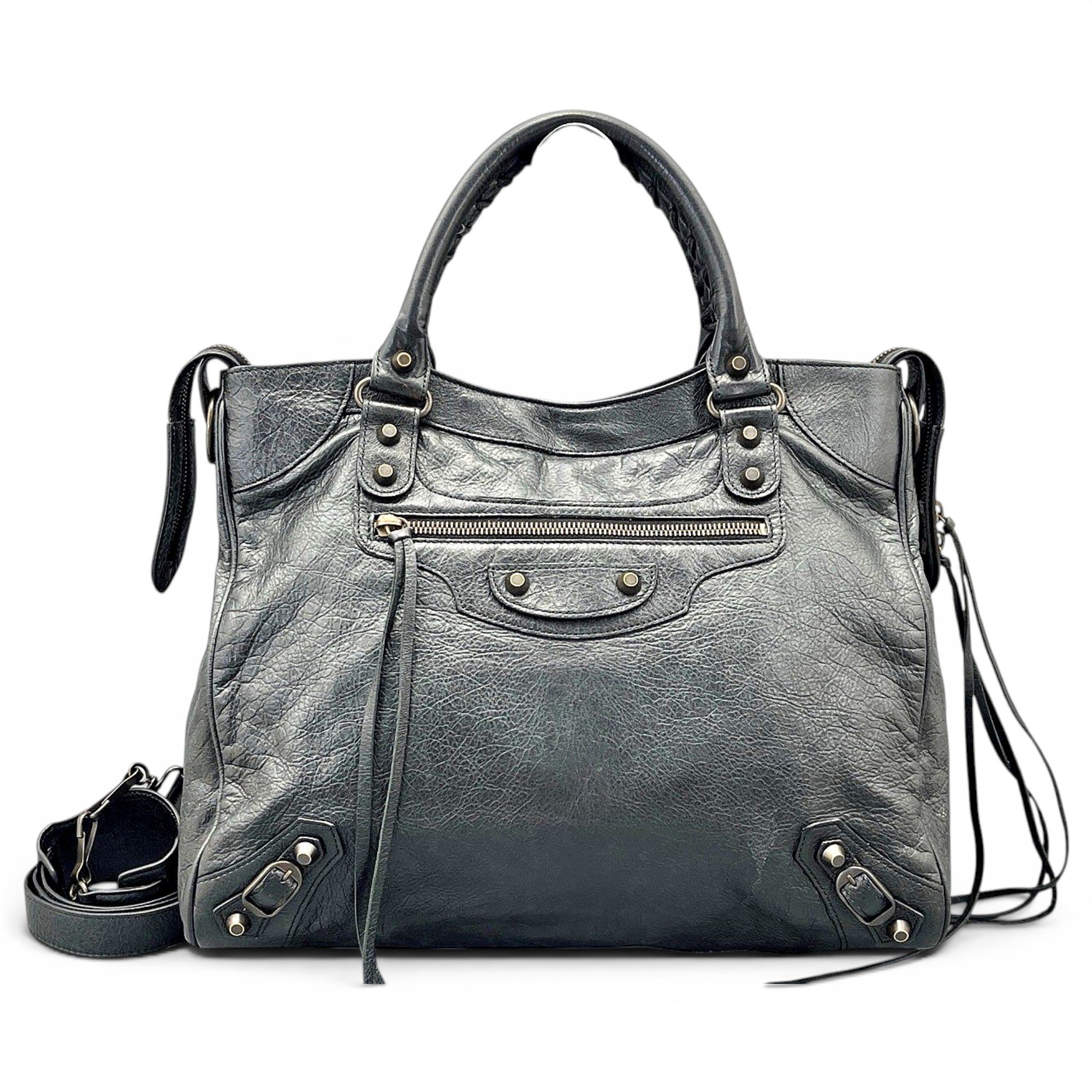 Leather handbag
