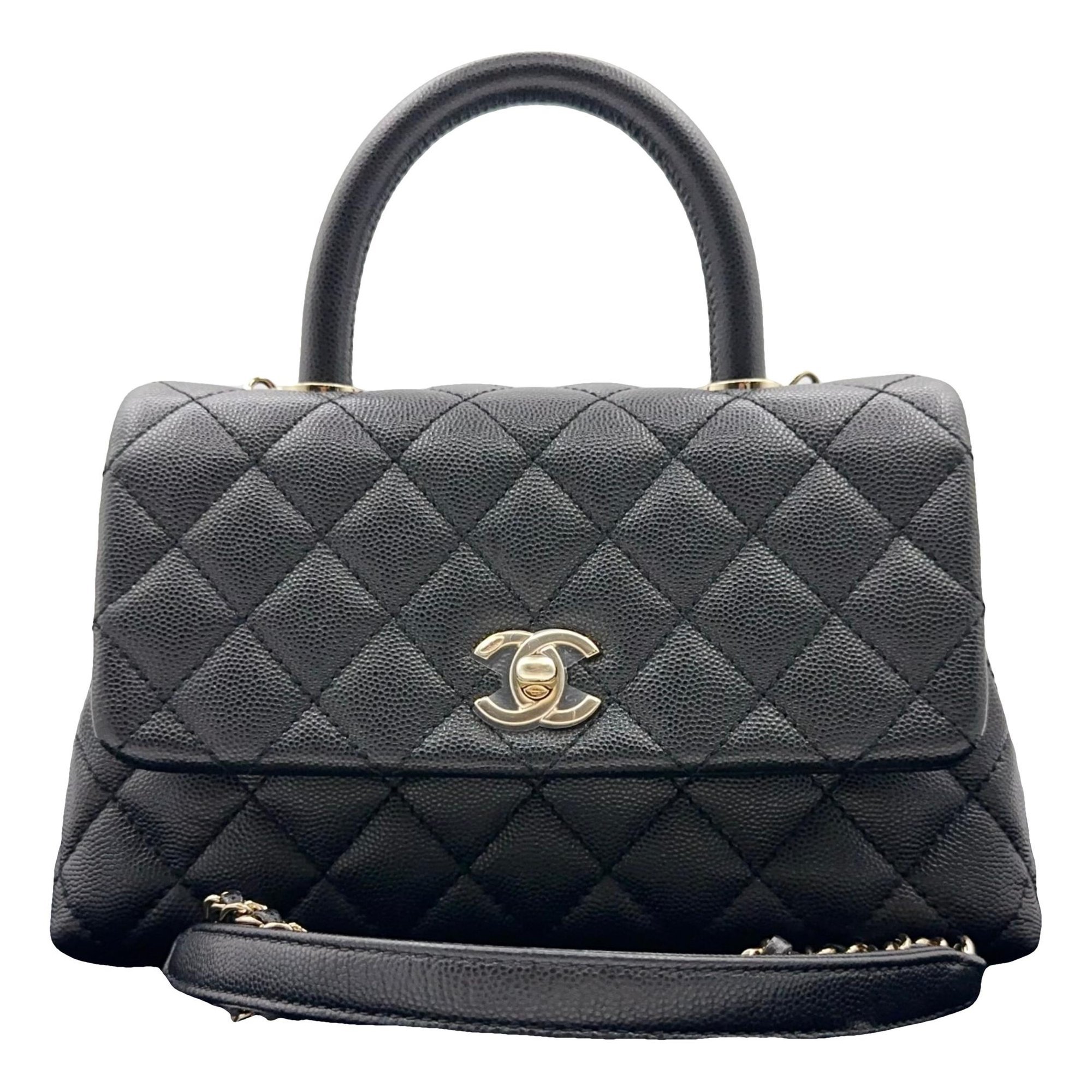 Coco Handle leather handbag