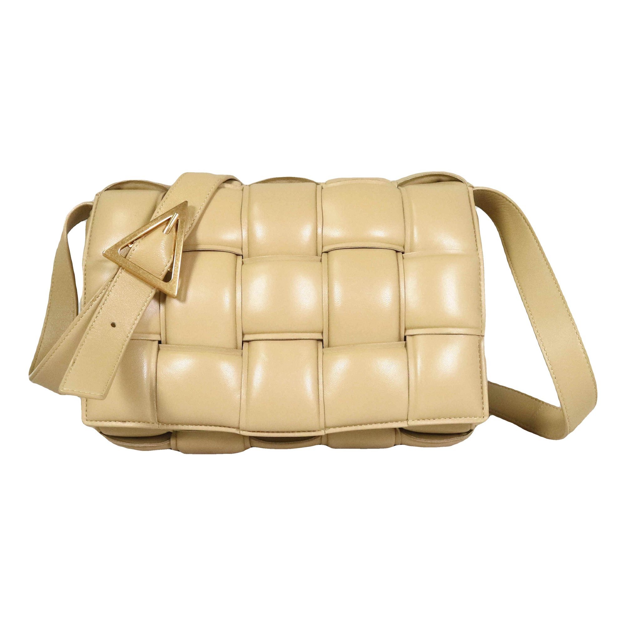 Cassette Padded leather handbag