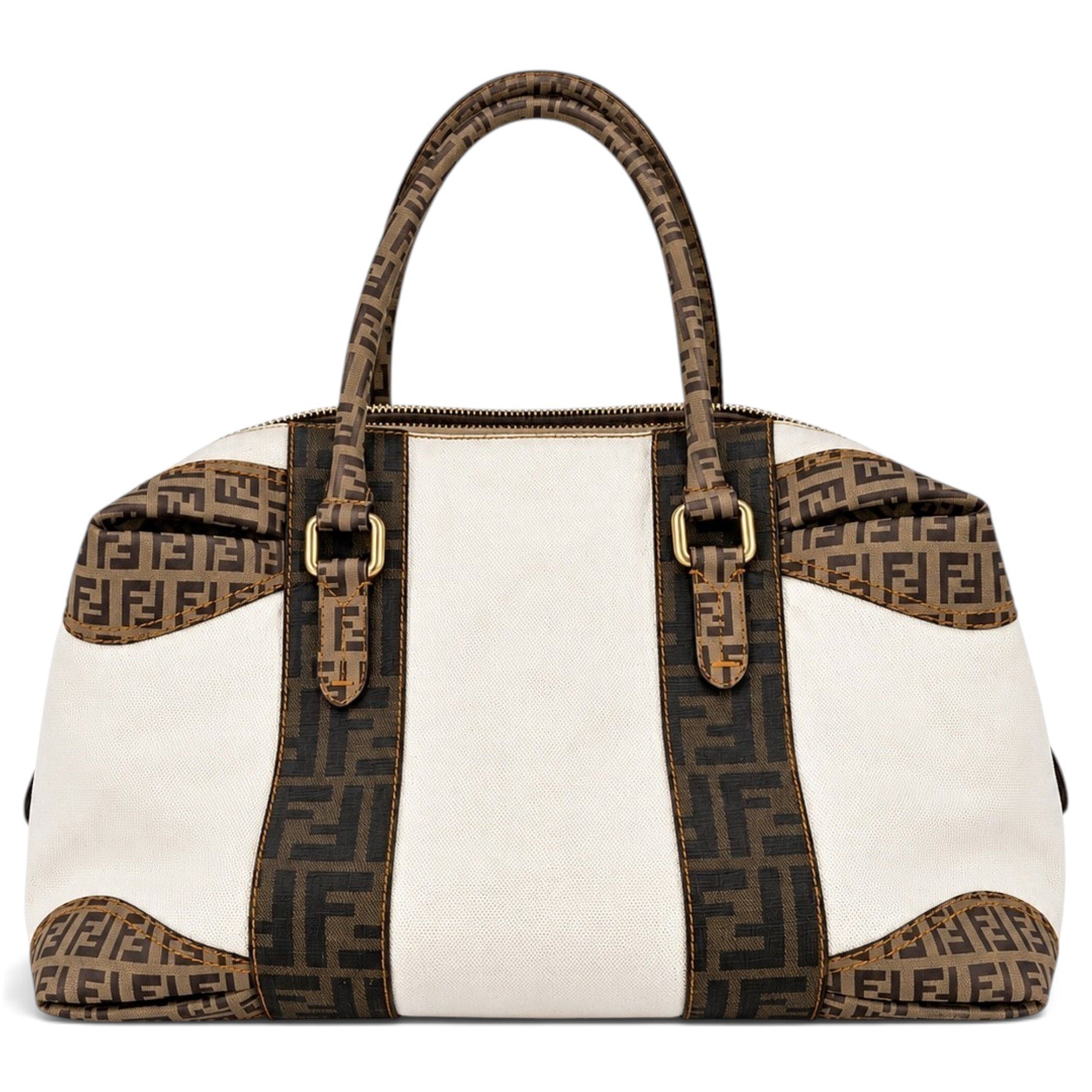 Fendi Forever Bauletto cloth handbag