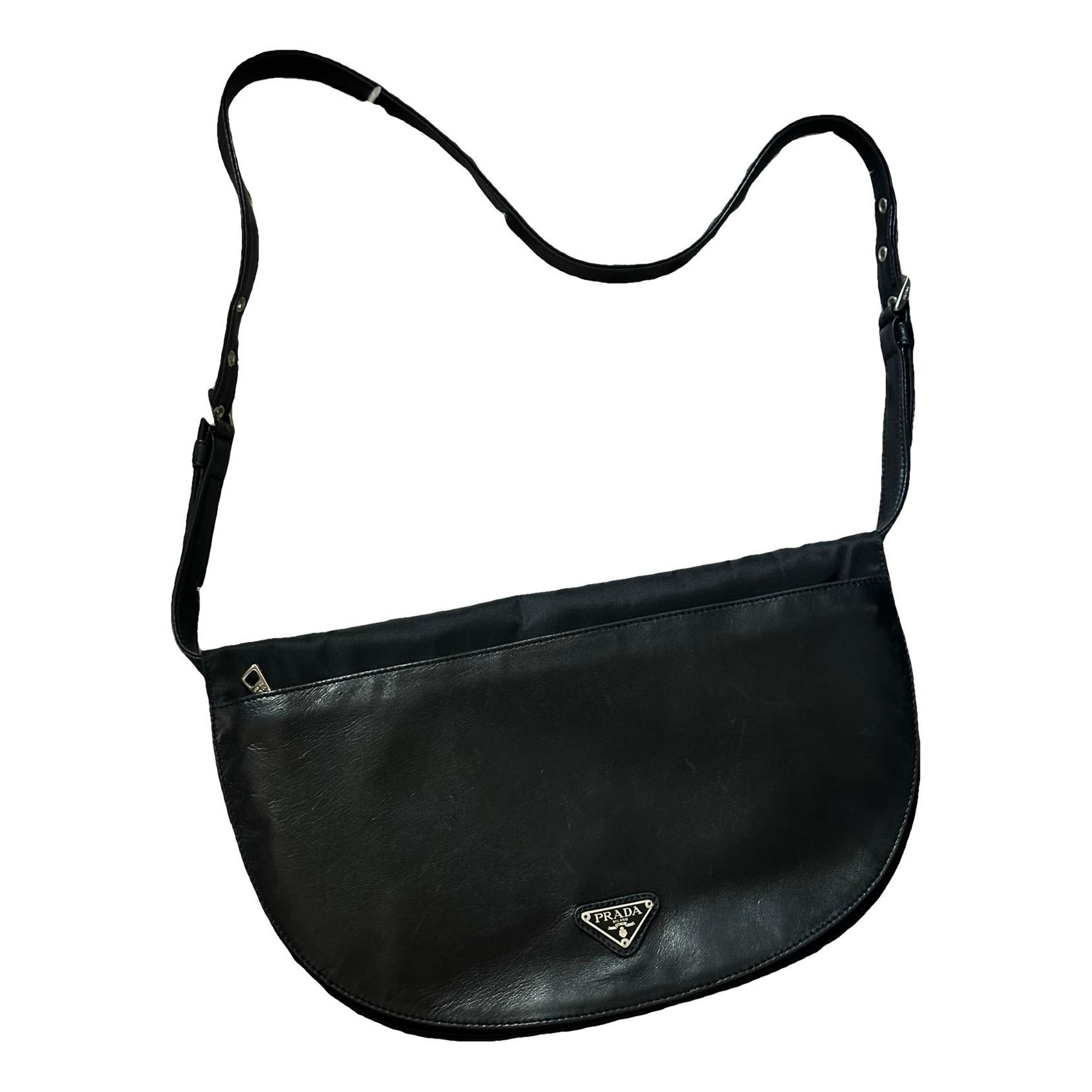 Arqué leather handbag