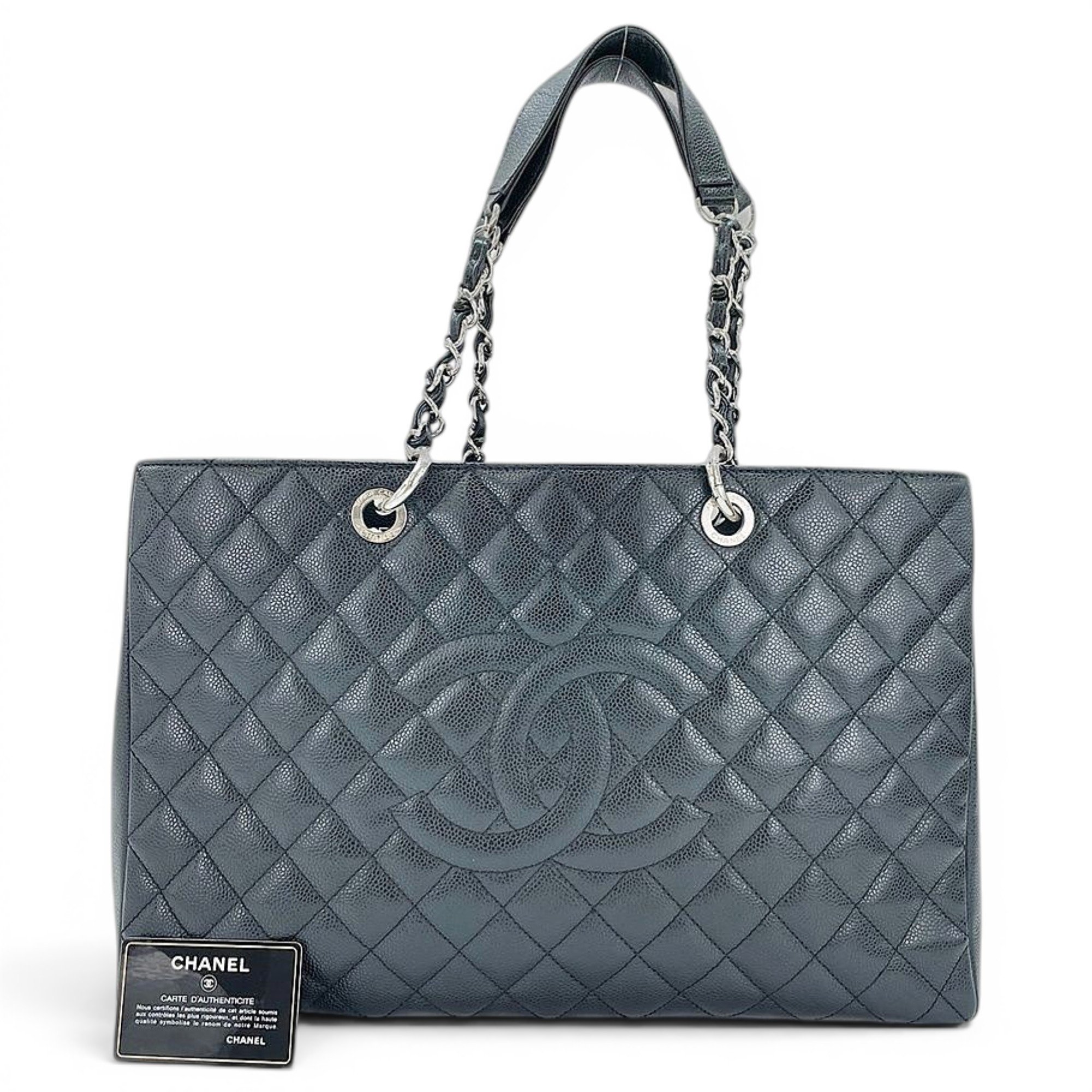 Grand shopping leather tote
