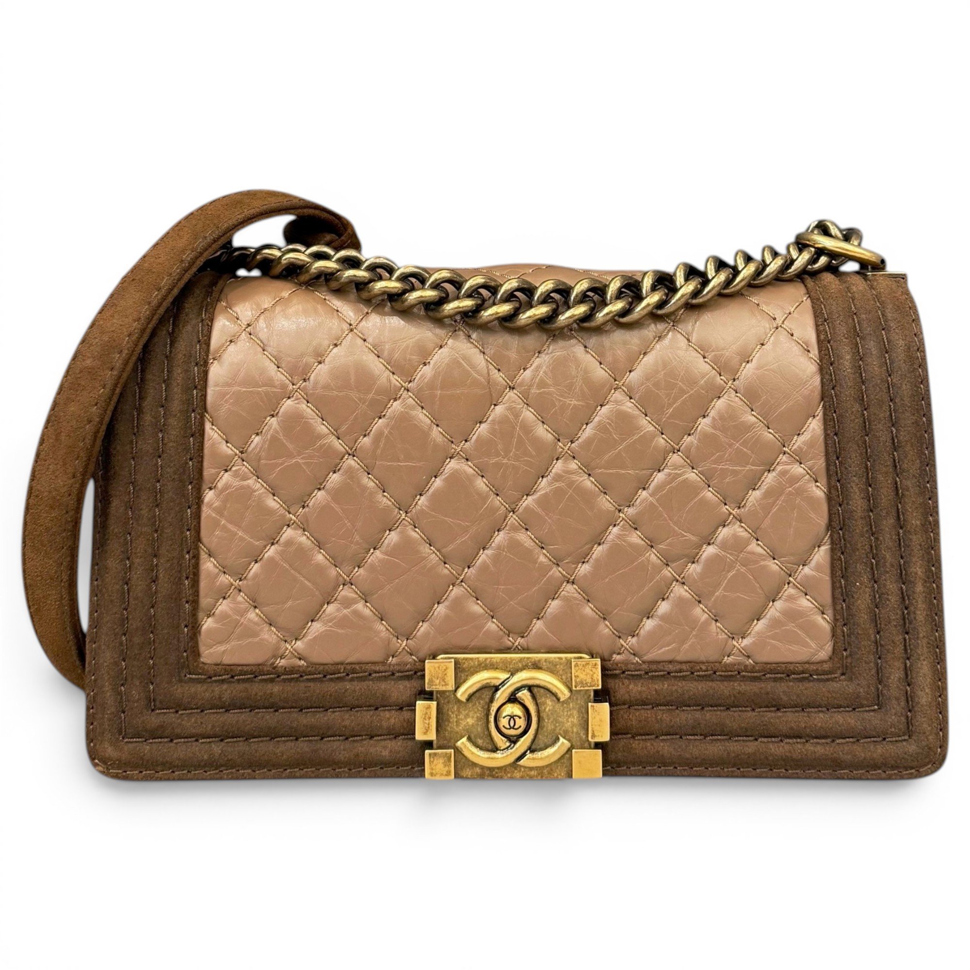 Boy pony-style calfskin handbag