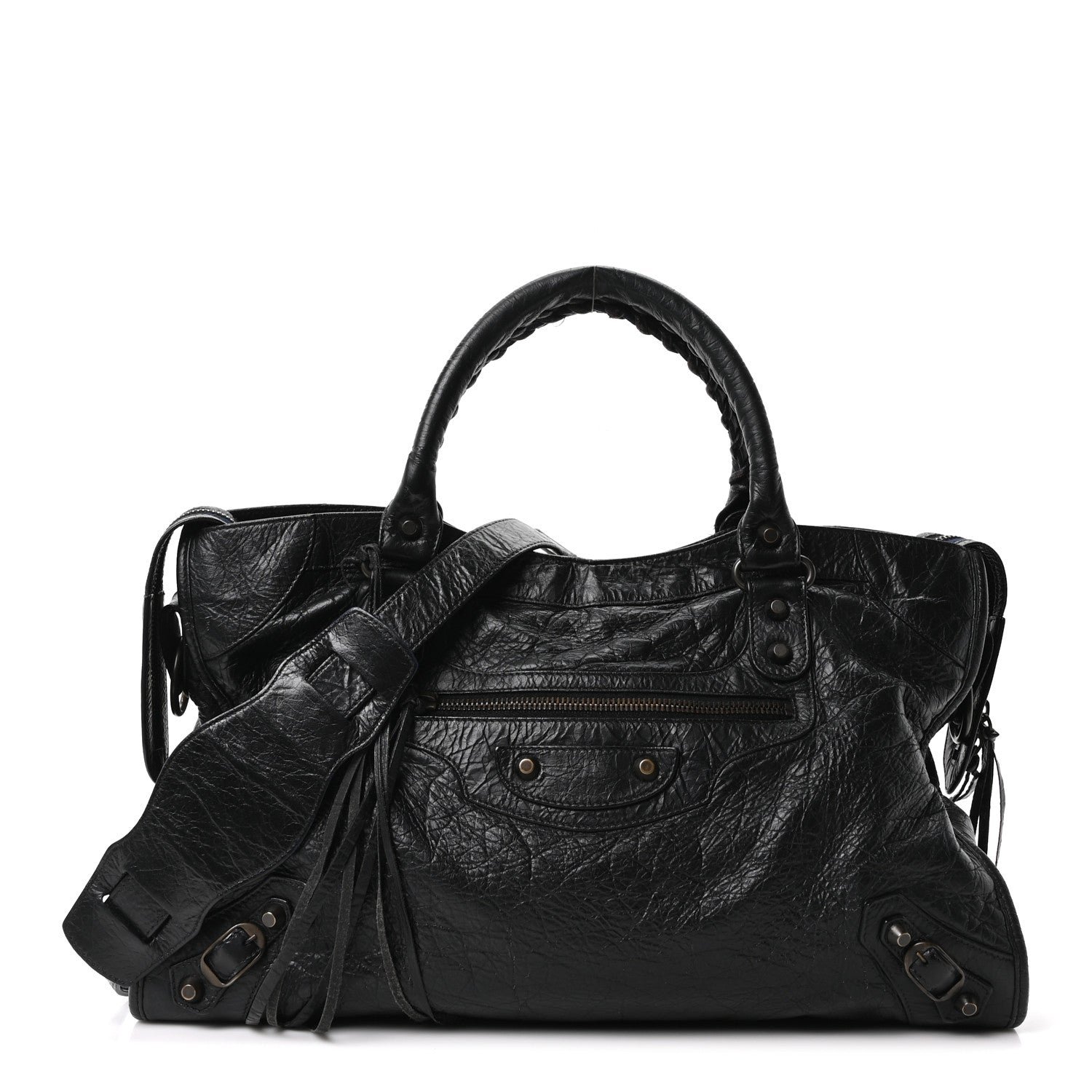 Balenciaga Agneau Classic Hardware City Black