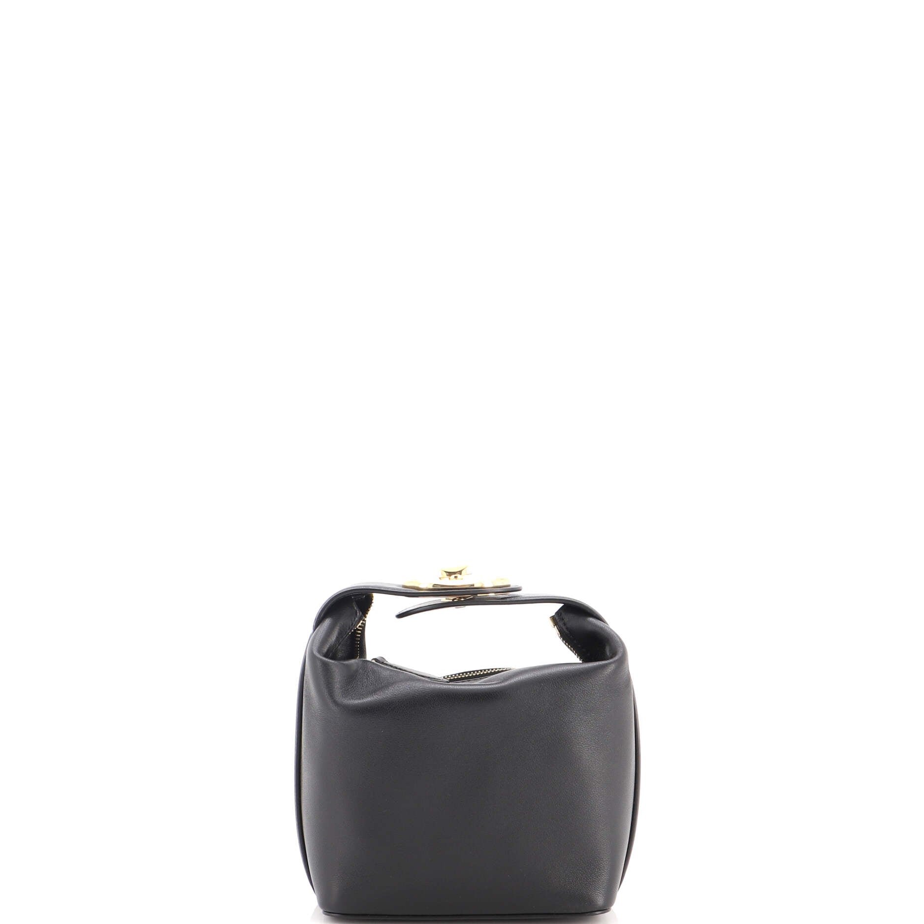VLogo The Bold Edition Top Handle Bag Leather Mini