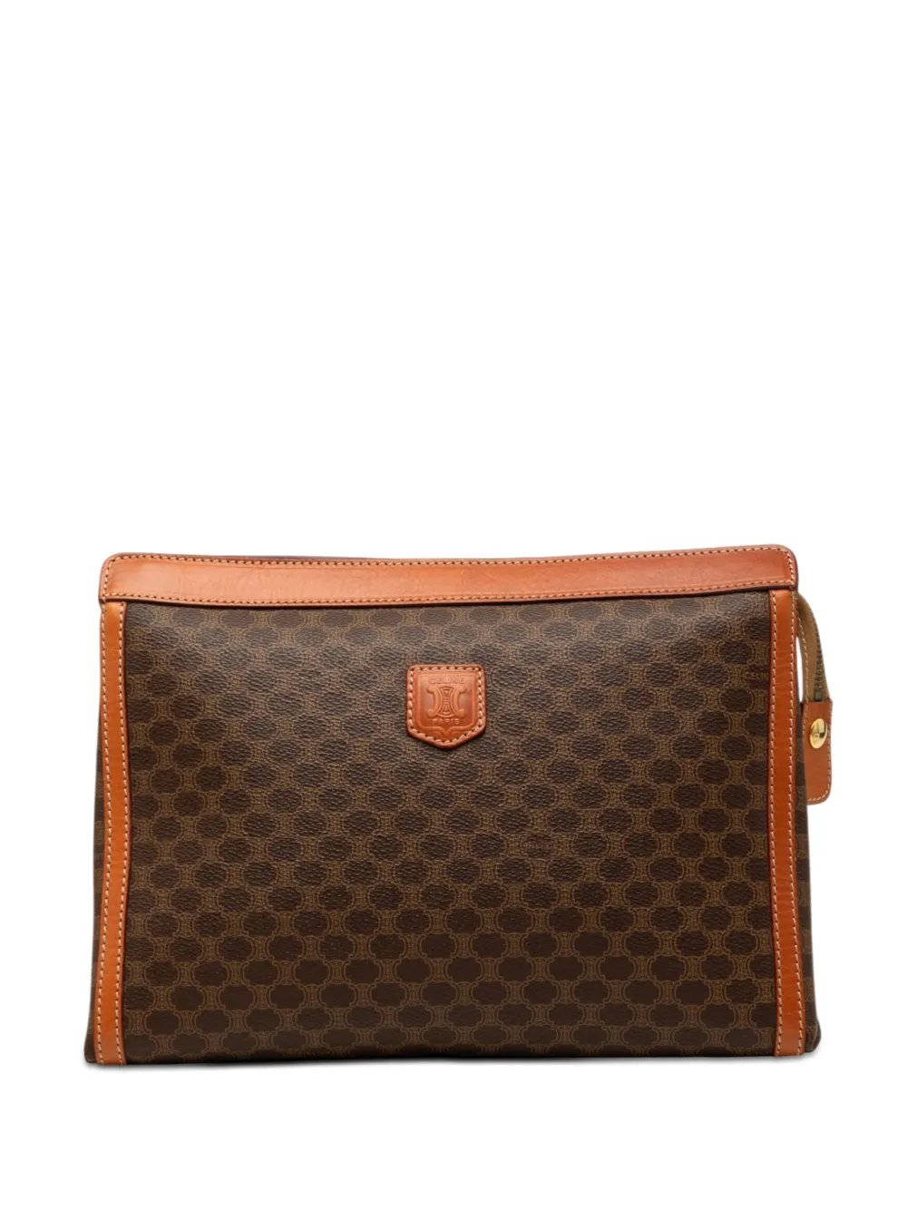 20th Century Macadam Coated Canvas clutch bag