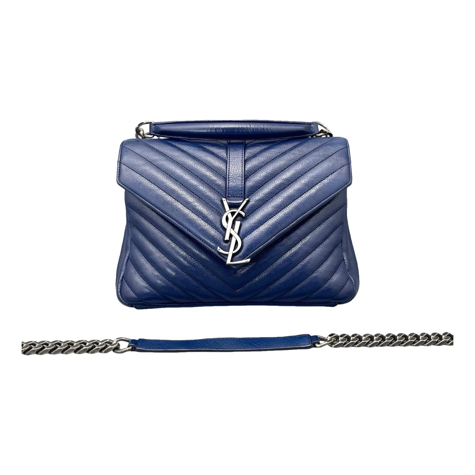 Collége monogramme leather handbag