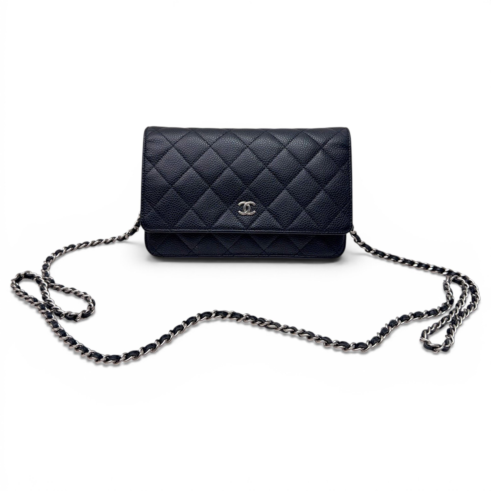 Wallet On Chain Timeless/Classique leather handbag