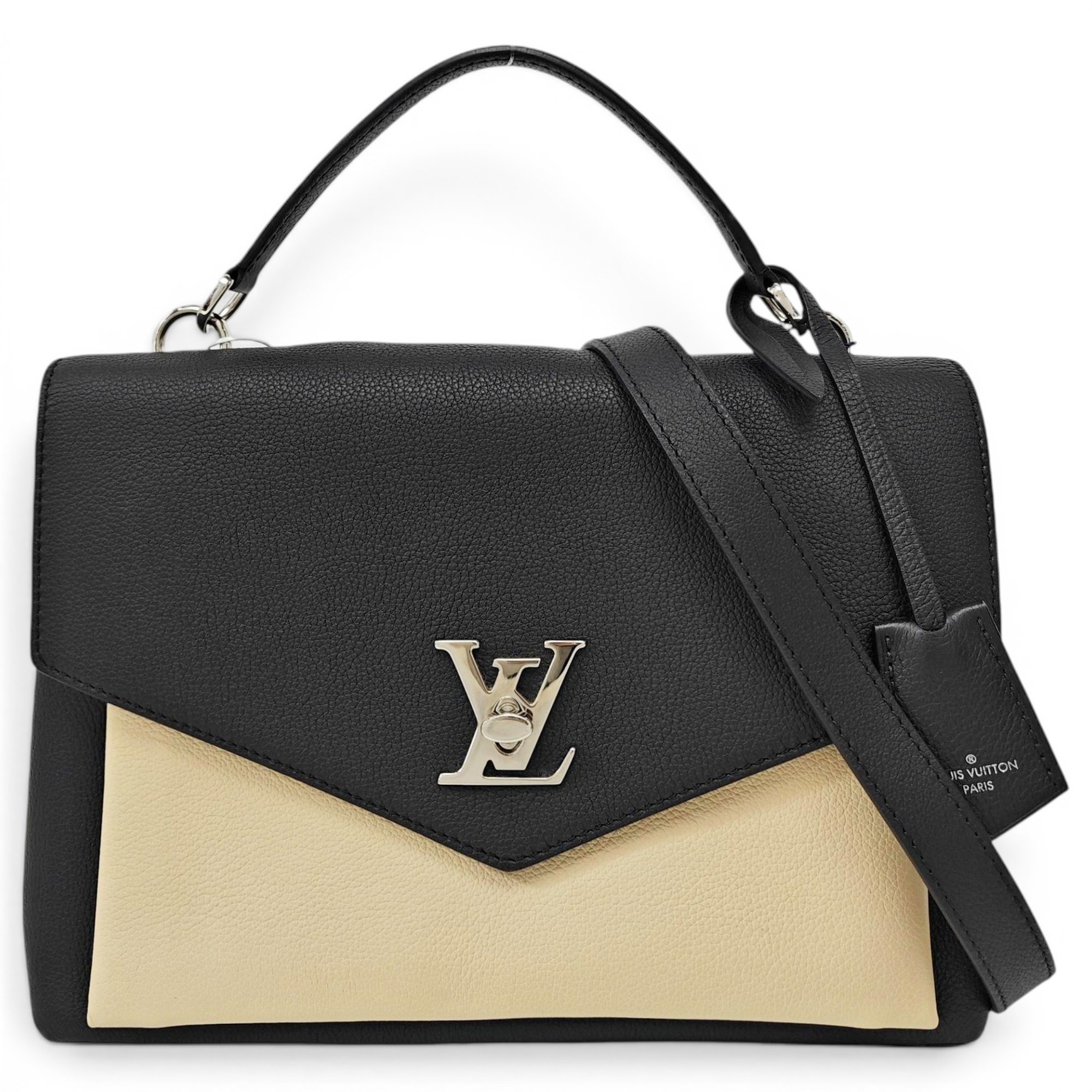 Lockme leather handbag