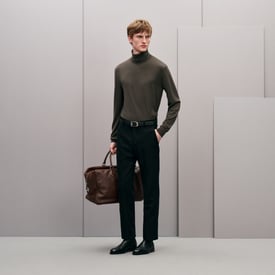 "Detail H" turtleneck sweater