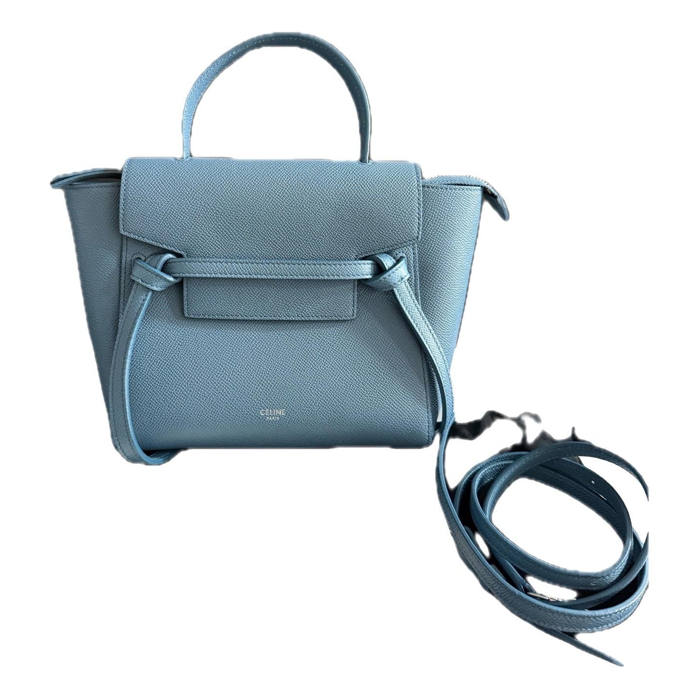 Belt leather handbag