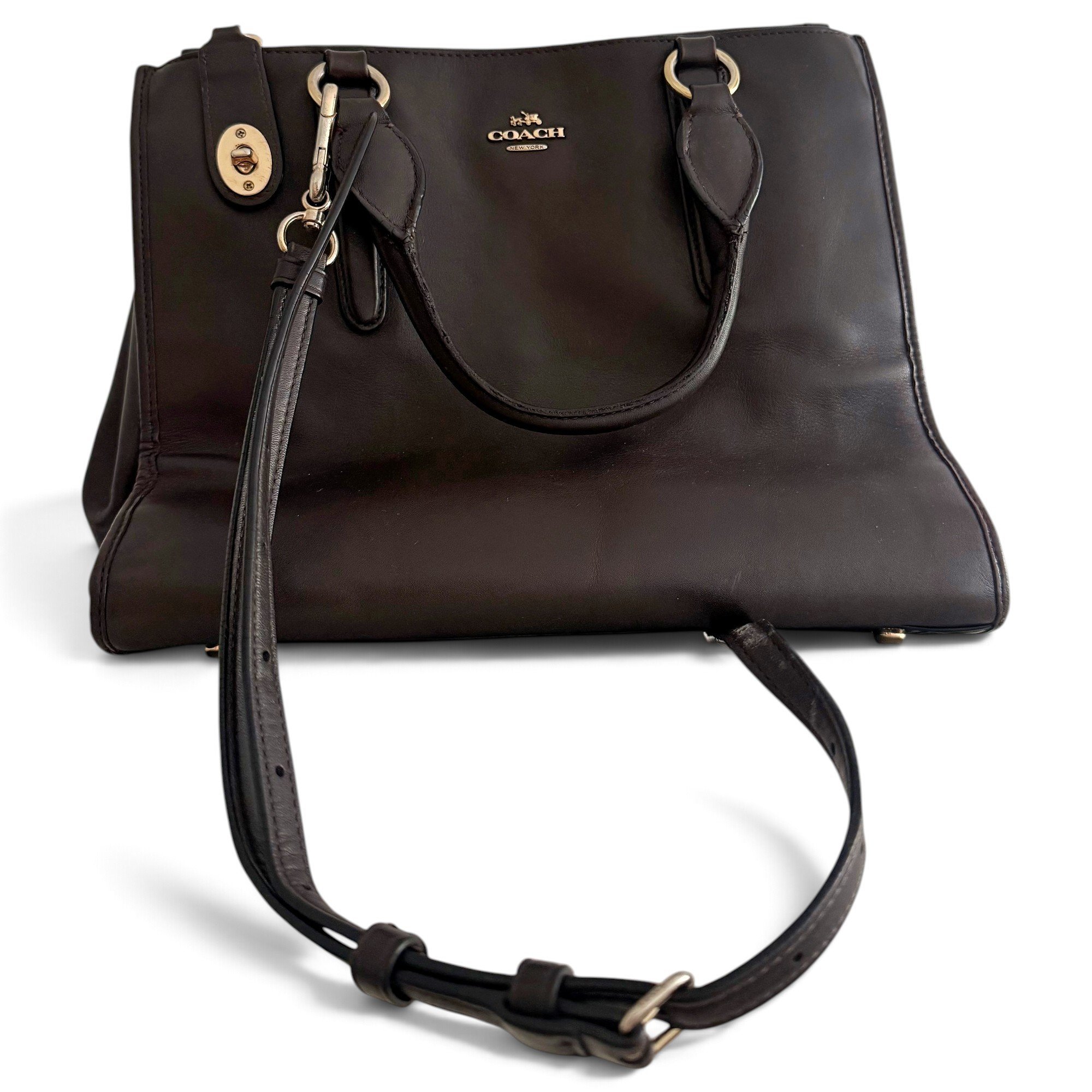Leather satchel