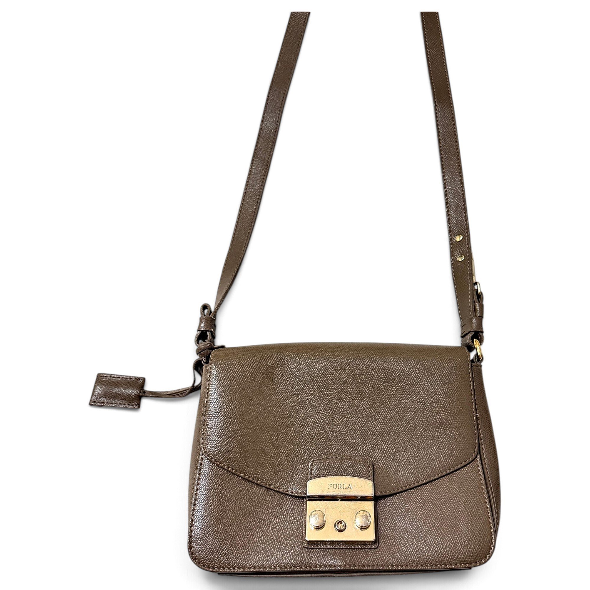 Metropolis leather crossbody bag
