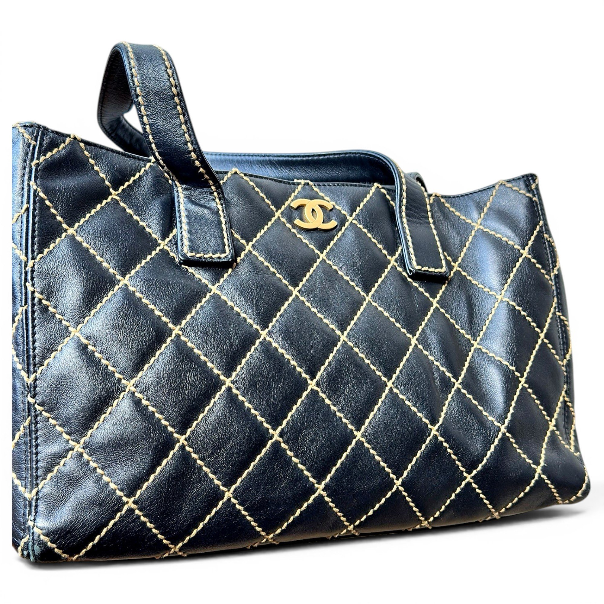 Wild Stitch leather tote