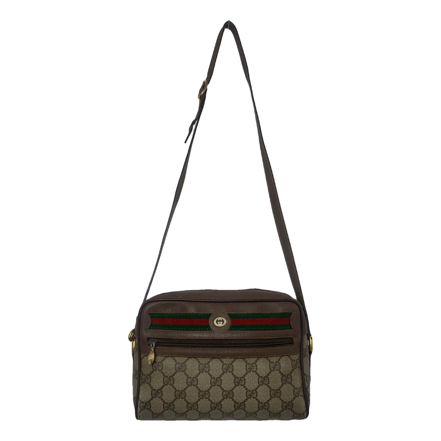 Ophidia GG Supreme leather crossbody bag