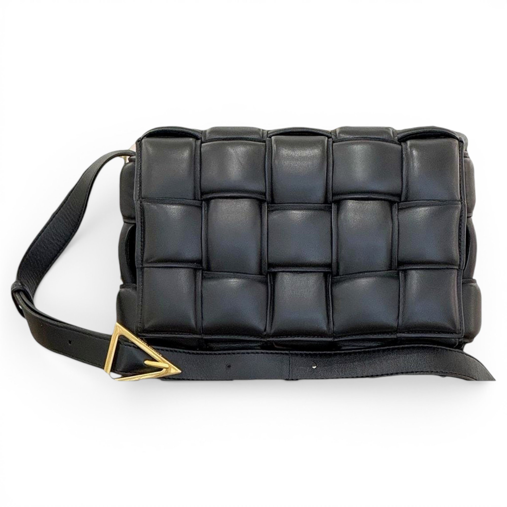 Cassette Padded leather handbag