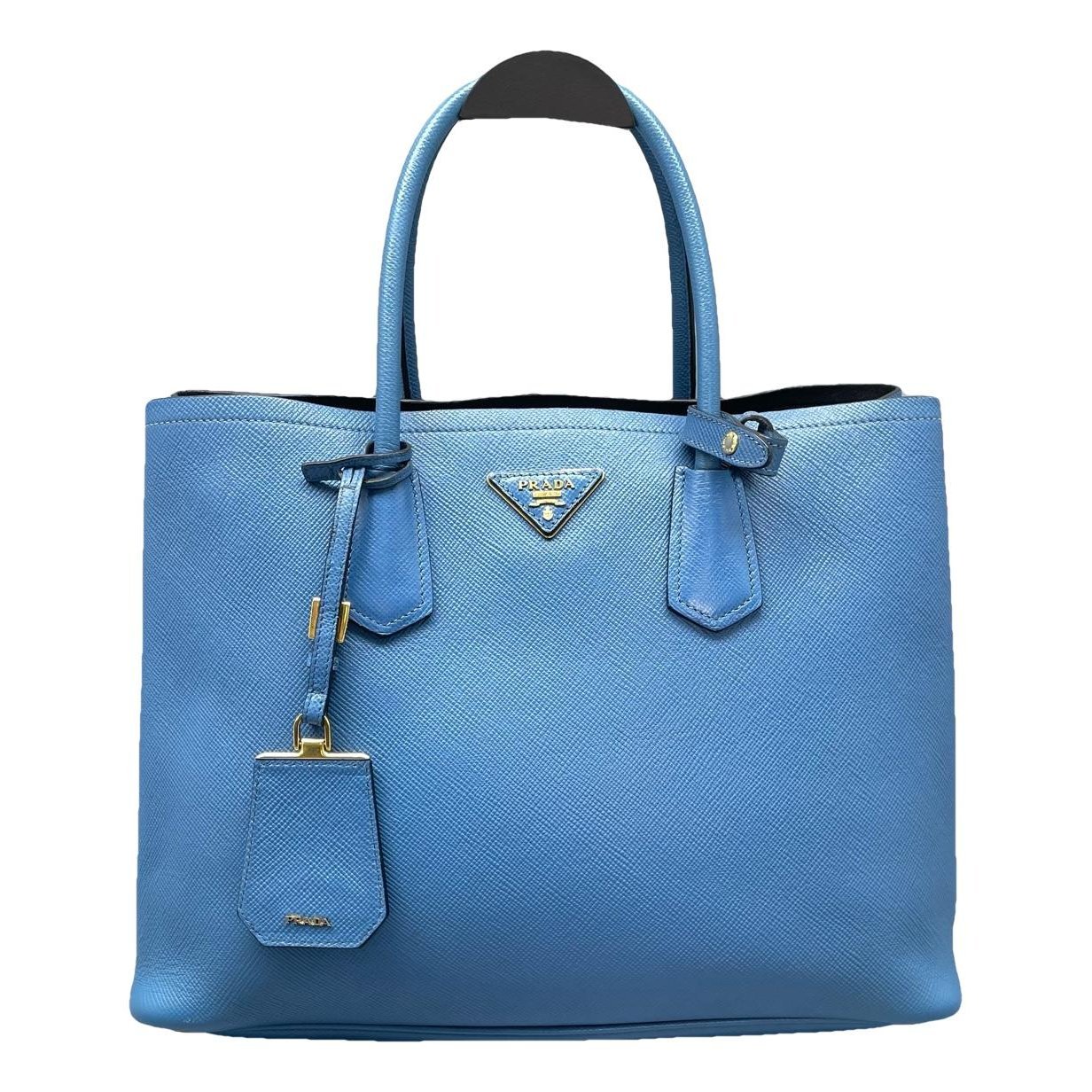 Double leather tote