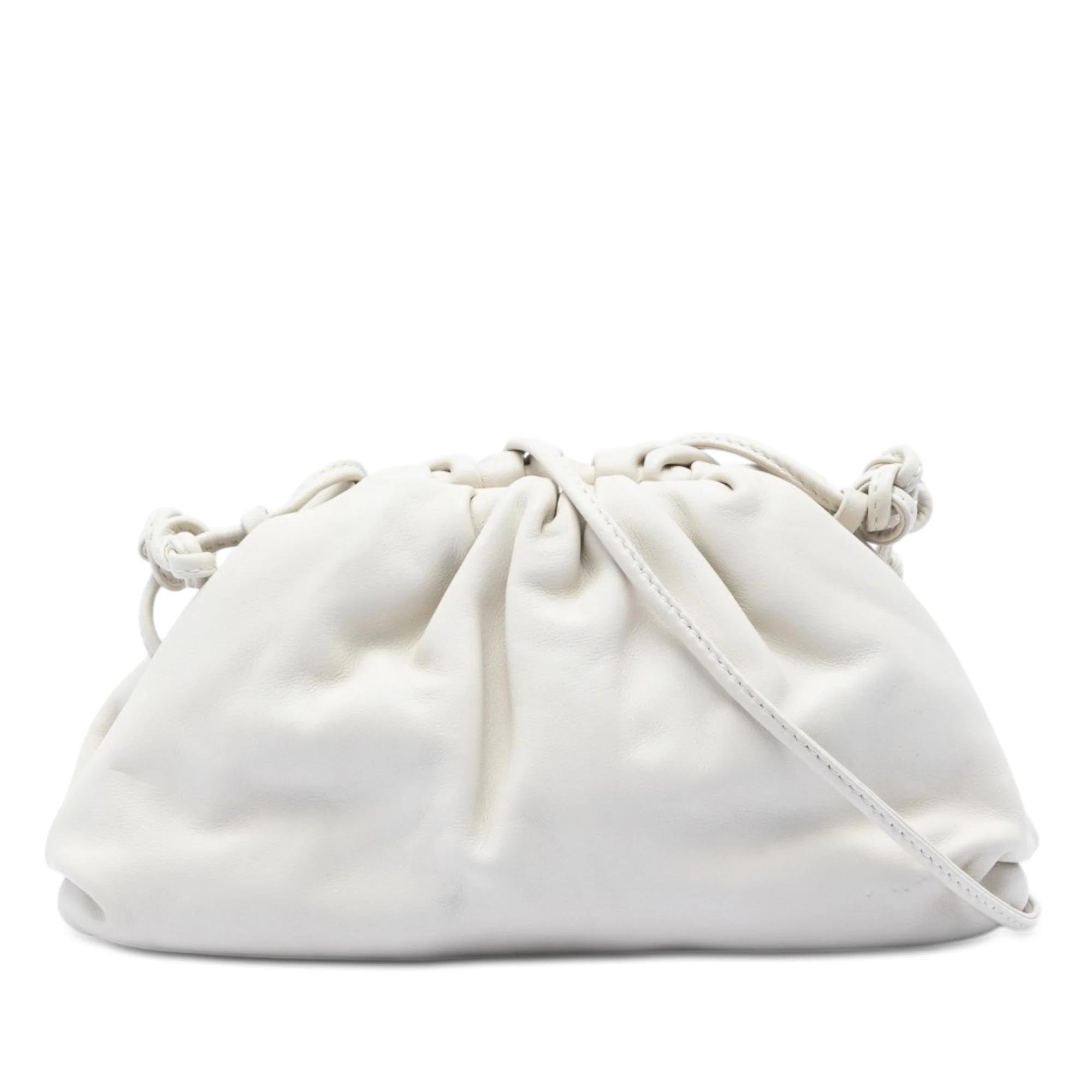 Pouch leather crossbody bag