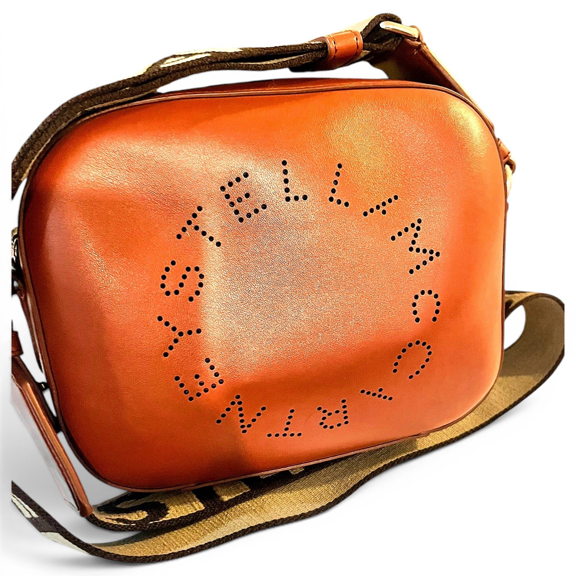 Logo leather crossbody bag