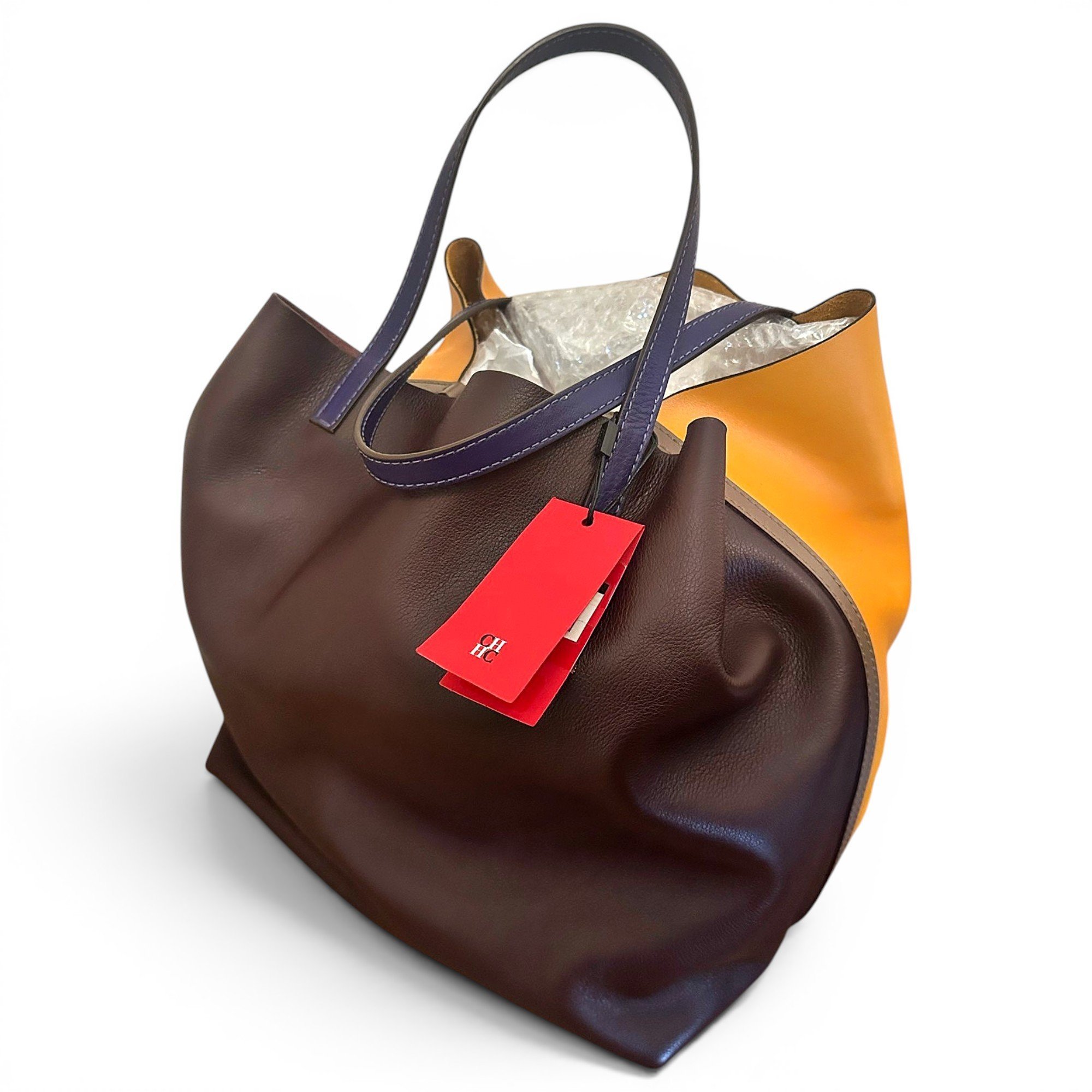 Leather tote