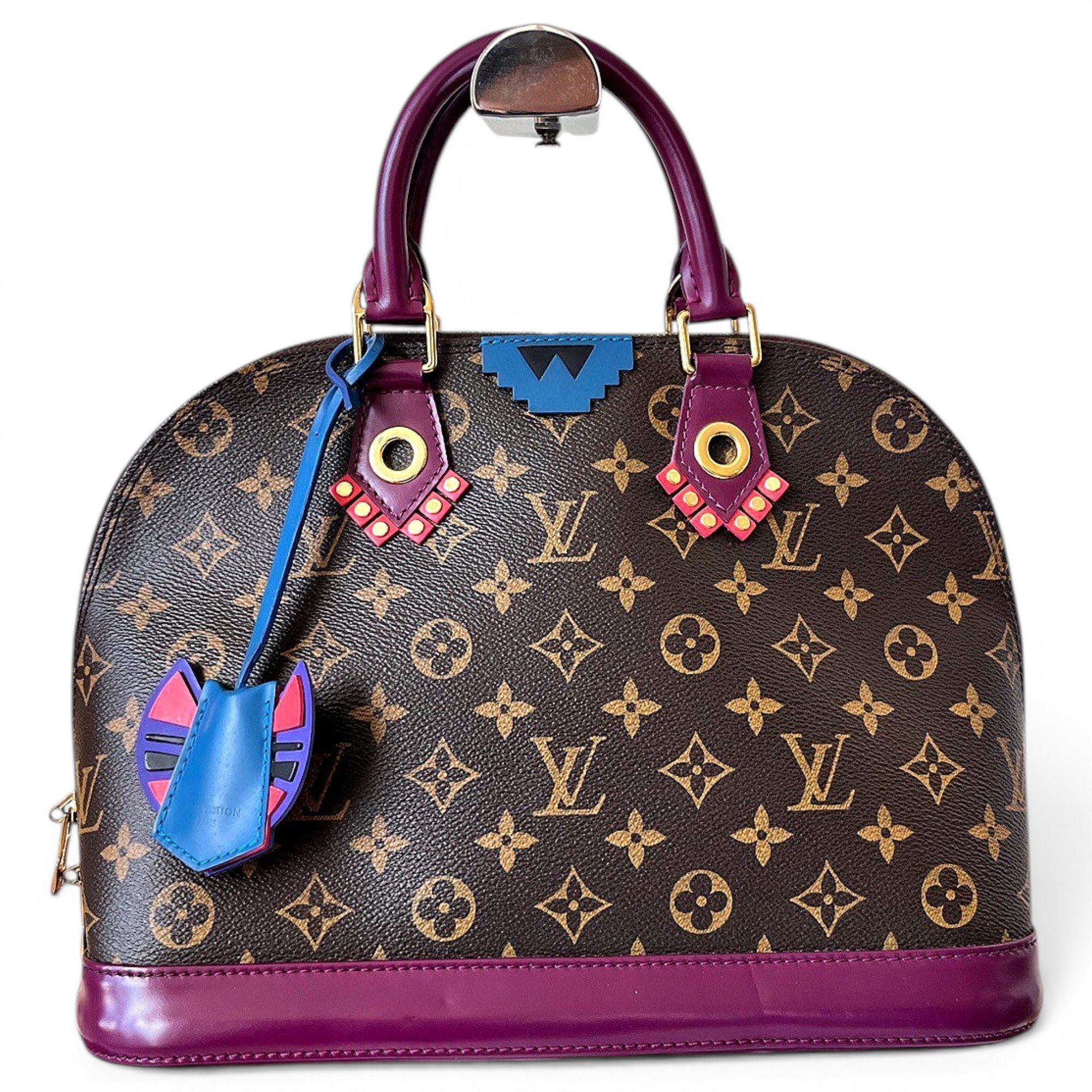 Alma leather handbag