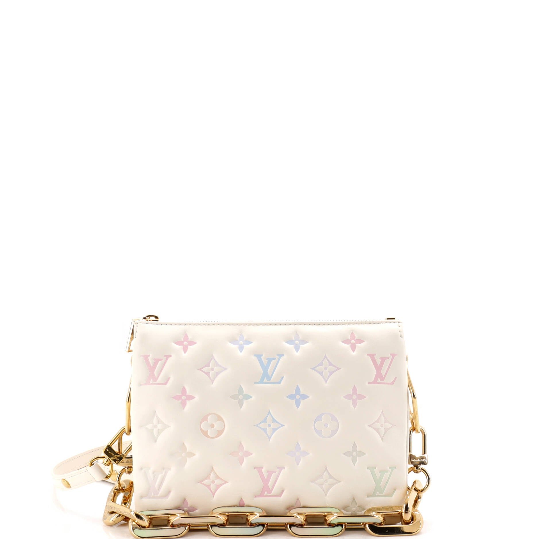 Coussin Bag Milky Way Monogram Embossed Lambskin BB