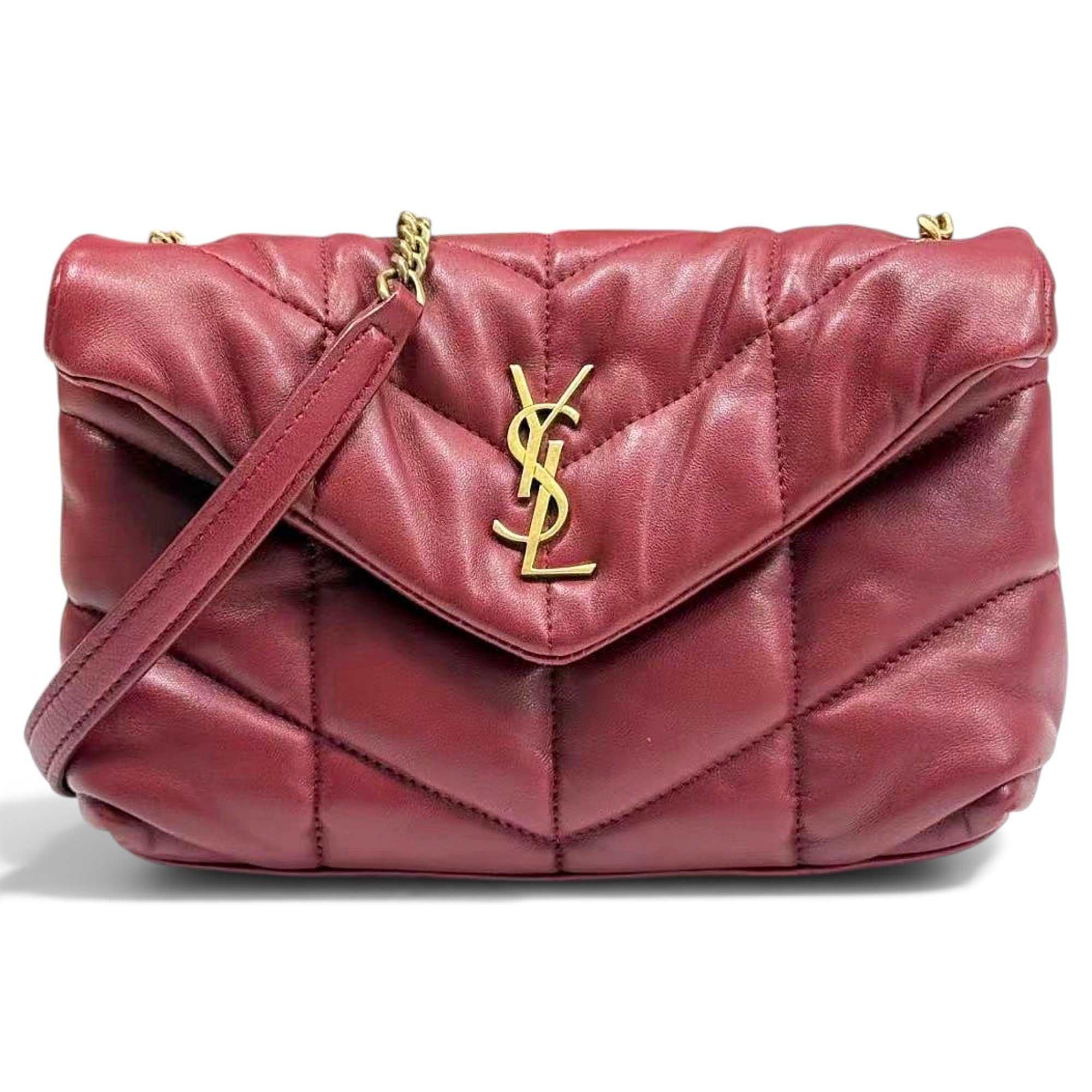 Loulou Puffer leather crossbody bag