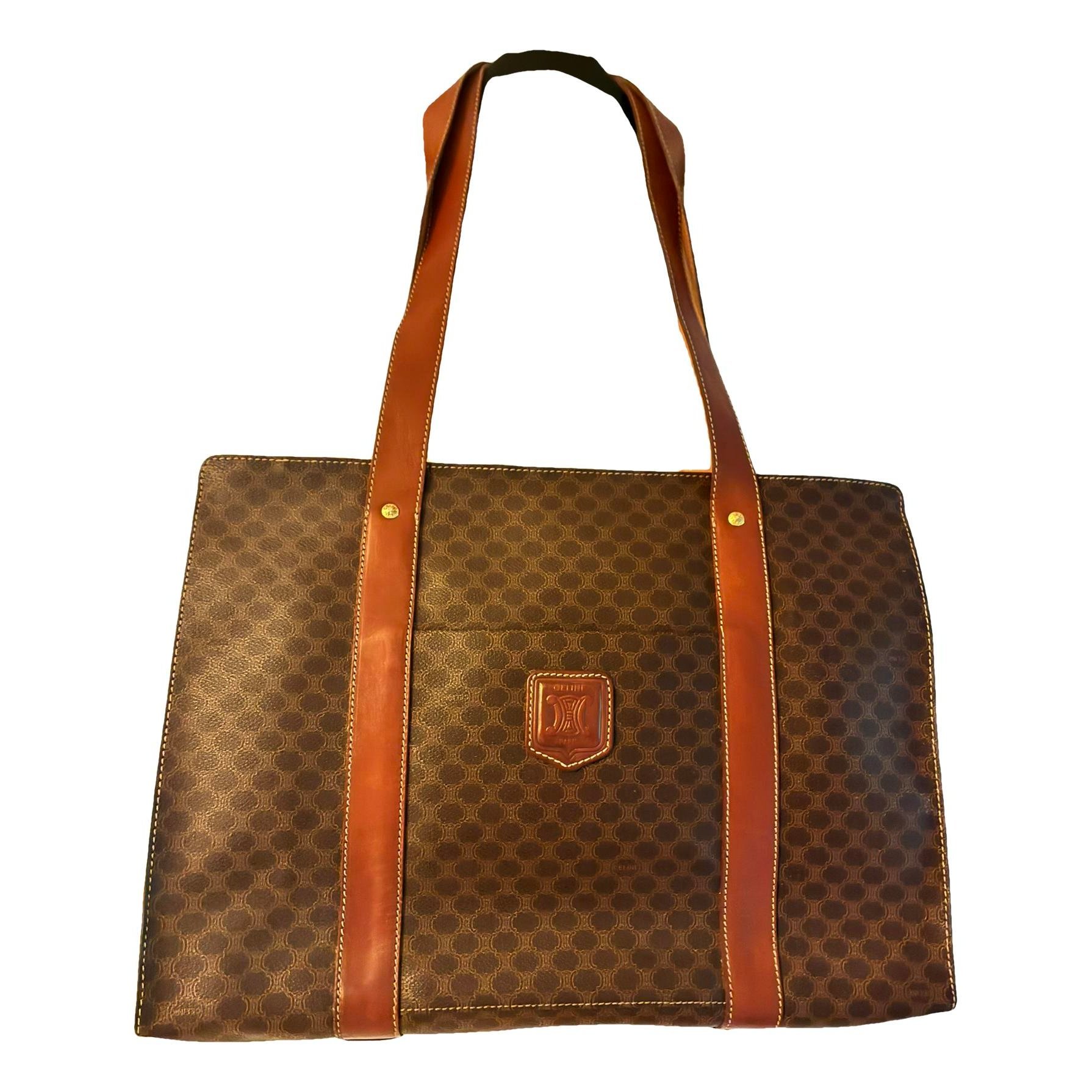 Leather tote