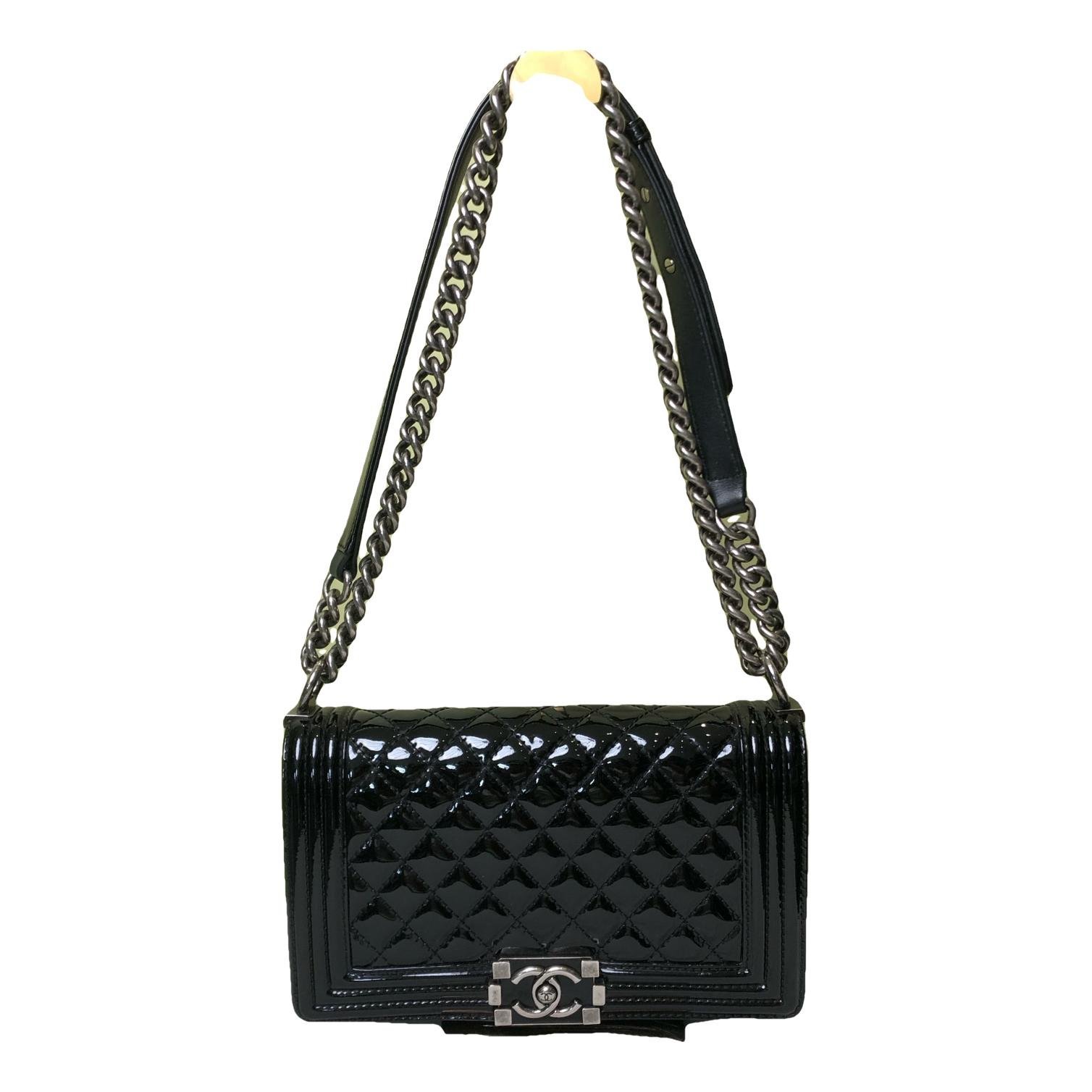 Boy patent leather handbag
