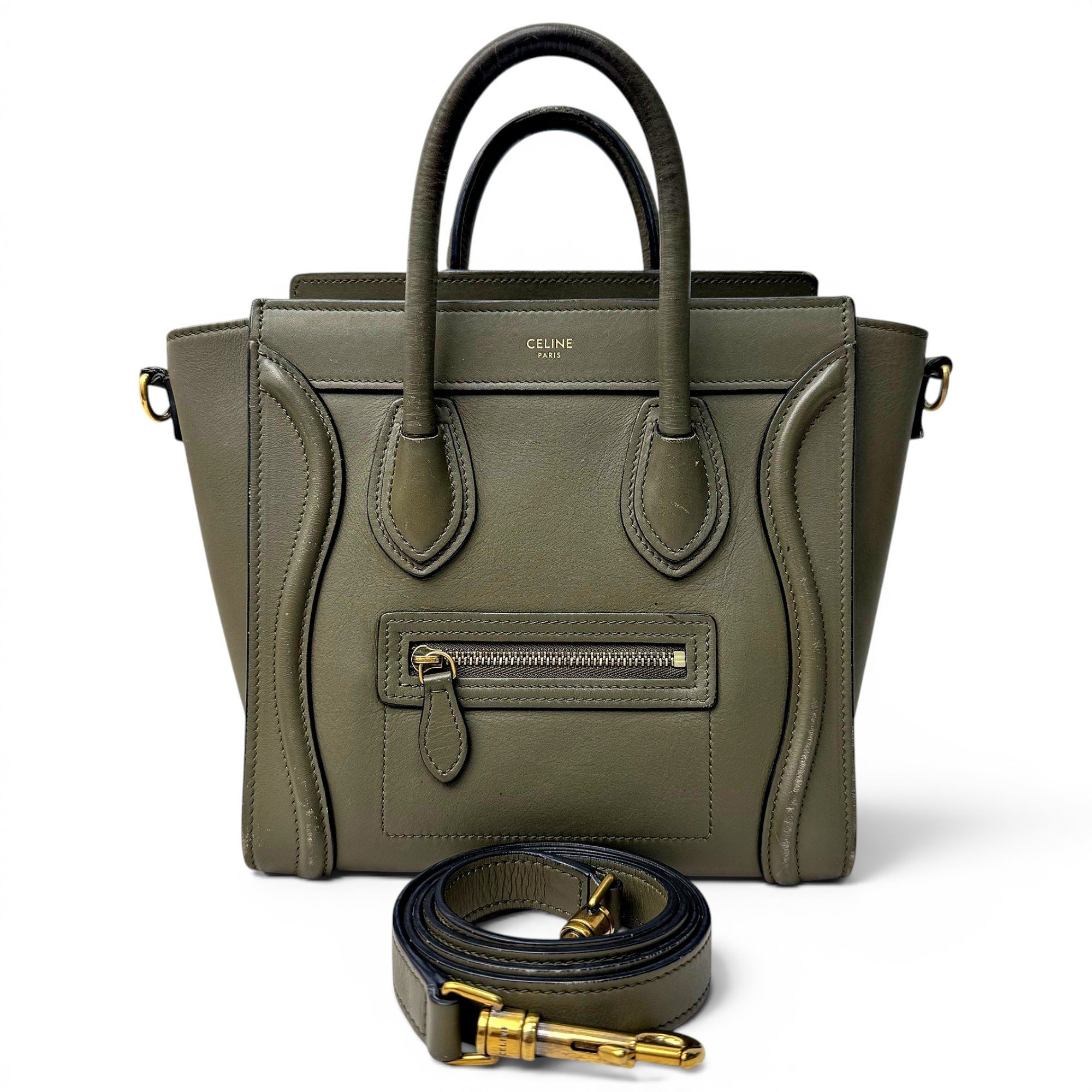 Luggage leather handbag